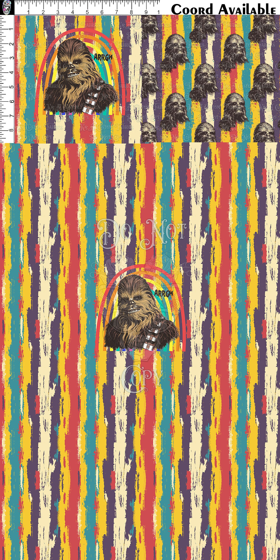 Rainbow Wars Chewy Clothing Panel