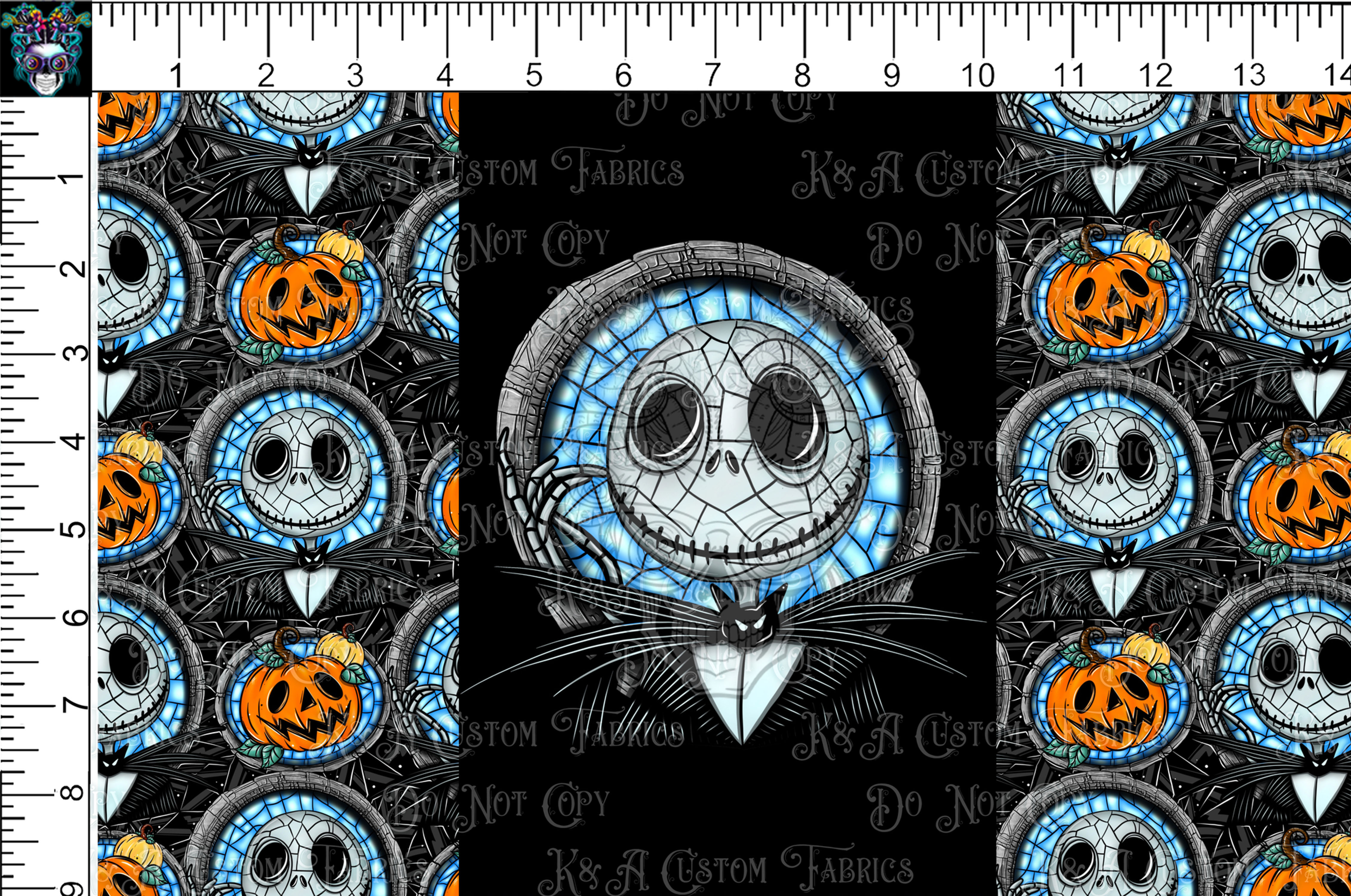 Glass Skelly Tumbler