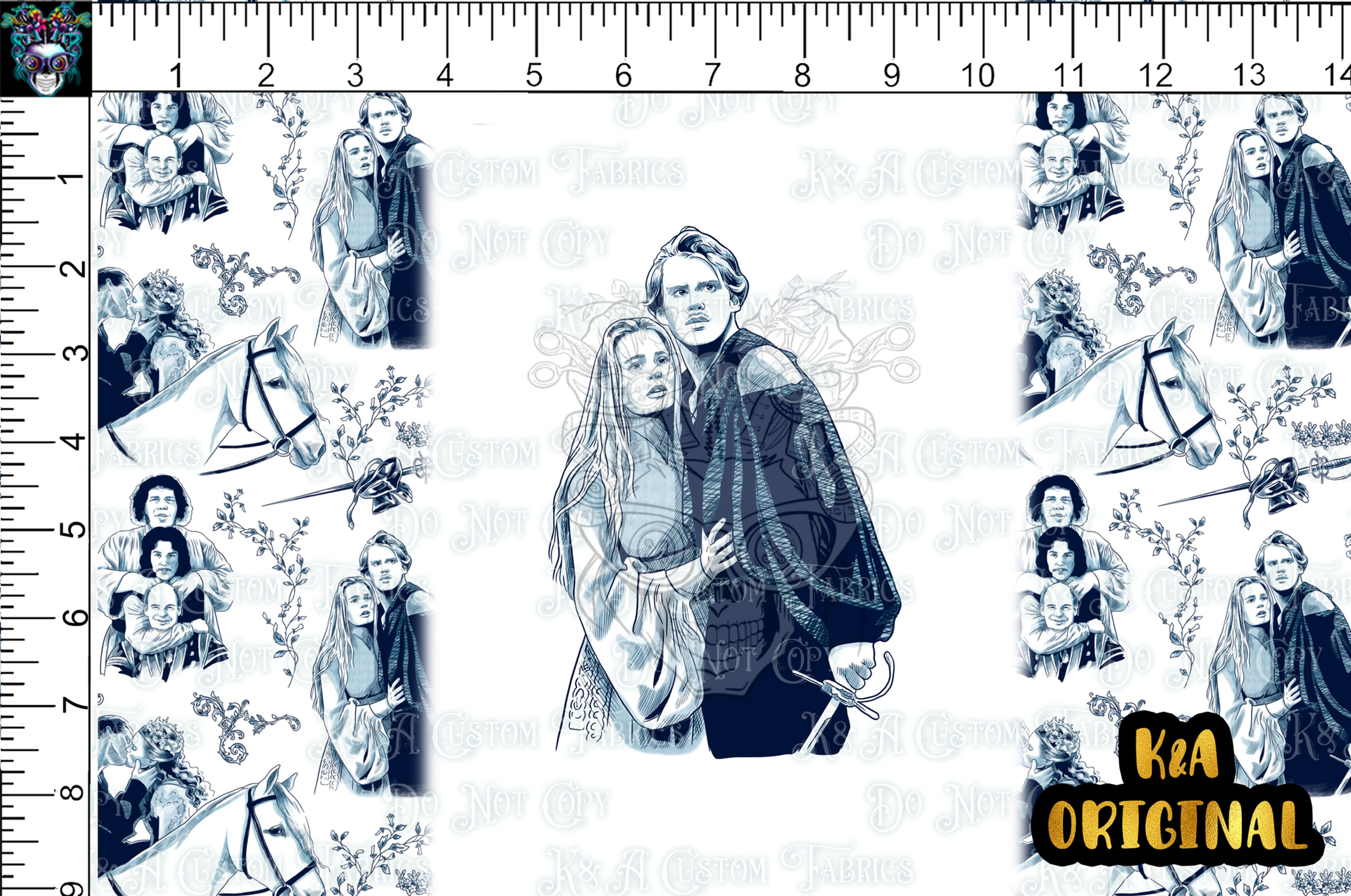 As You Wish Toile Tumbler