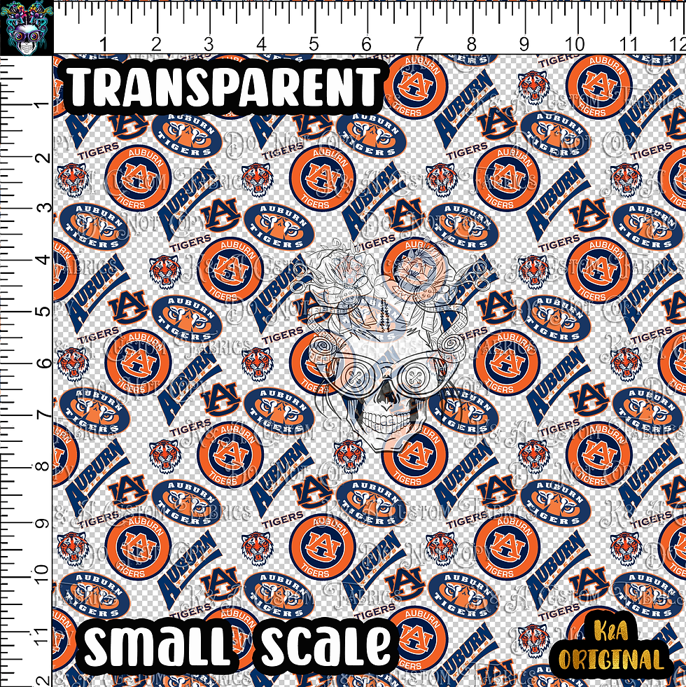 Thumbnail: Auburn Tigers Clear/Holograph Vinyl