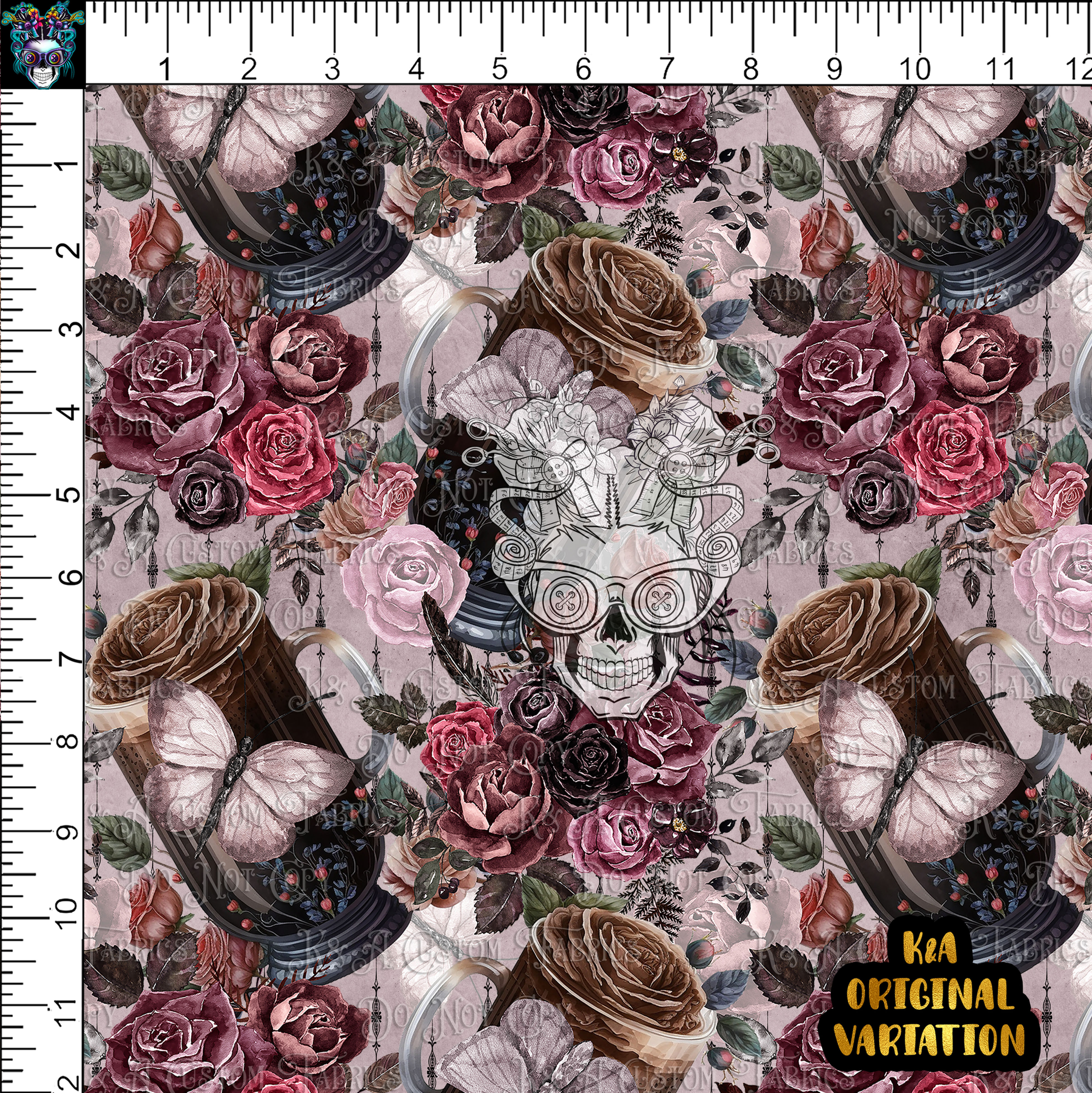 Gothic Coffee Blush & Butterflies