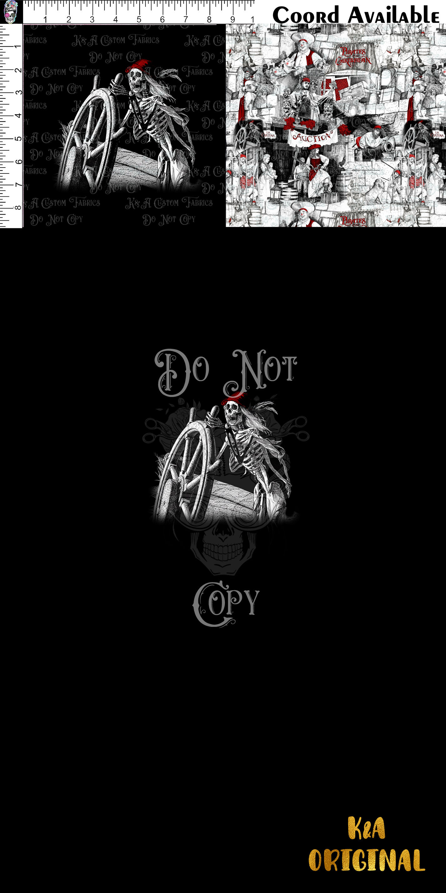 Dead Man's Boat Ride Sketch Clothing Panel