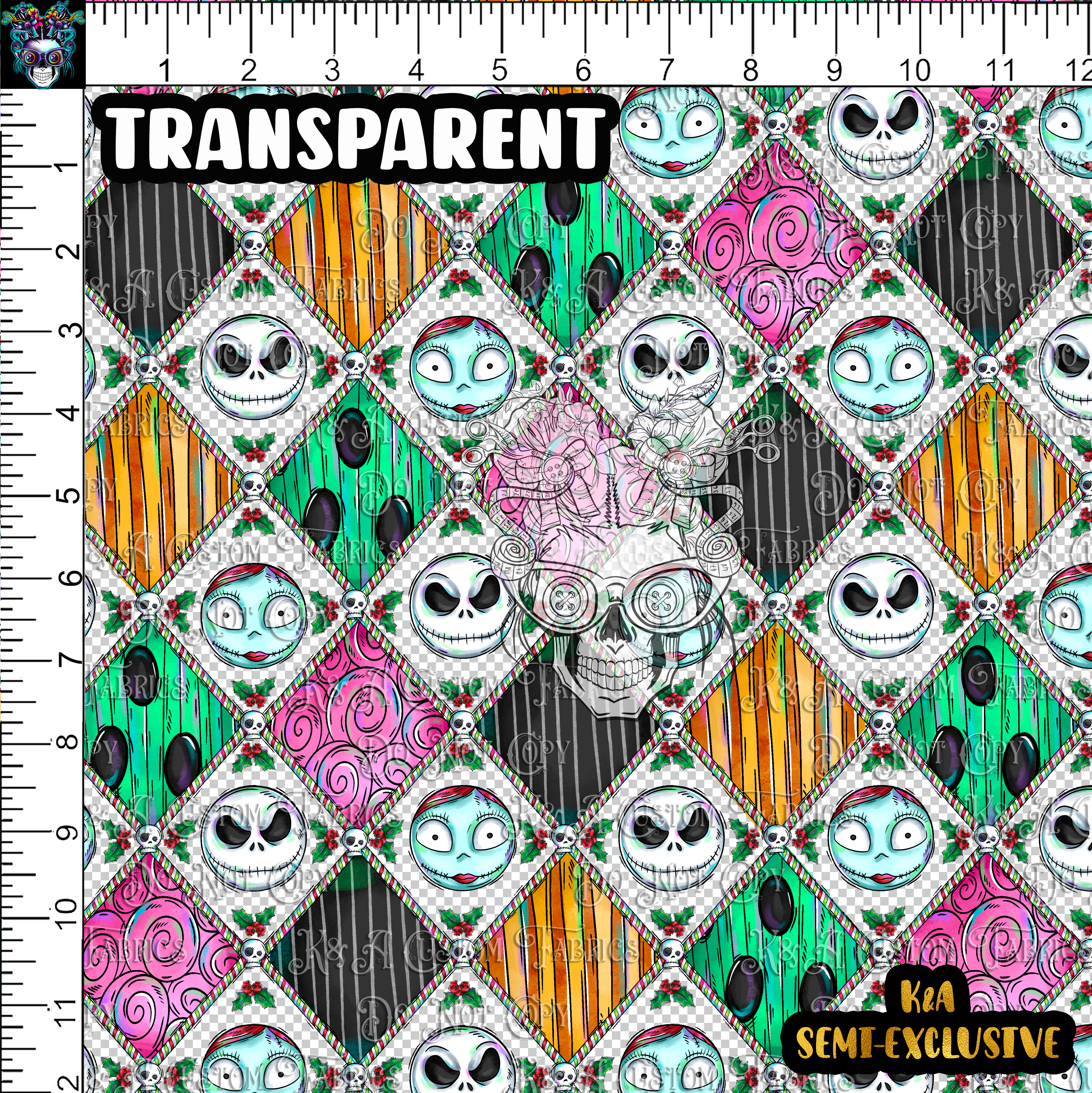 Christmas Nightmare Portraits Coord Transparent Clear/Holograph