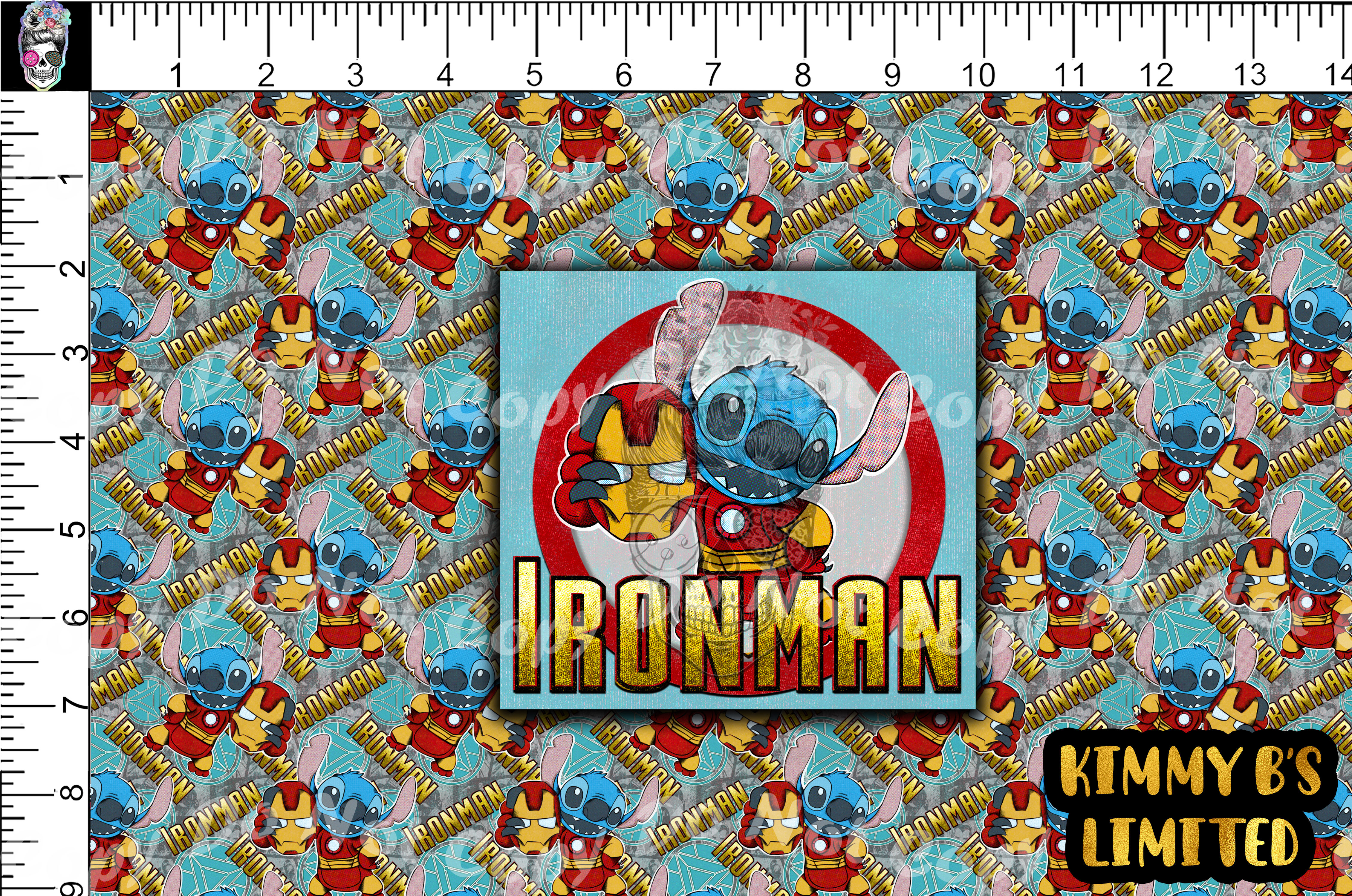 Experimental Heros-Iron Defender Tumbler Panel