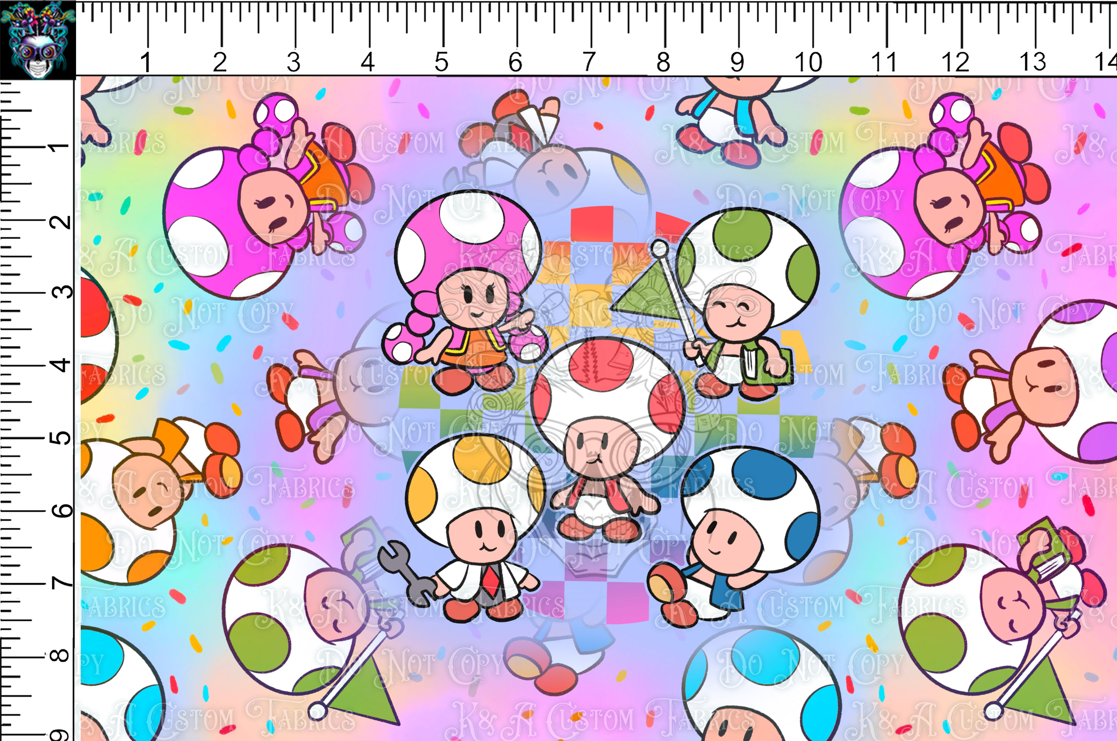 Hex Super Bros-Toads Rainbow Tumbler