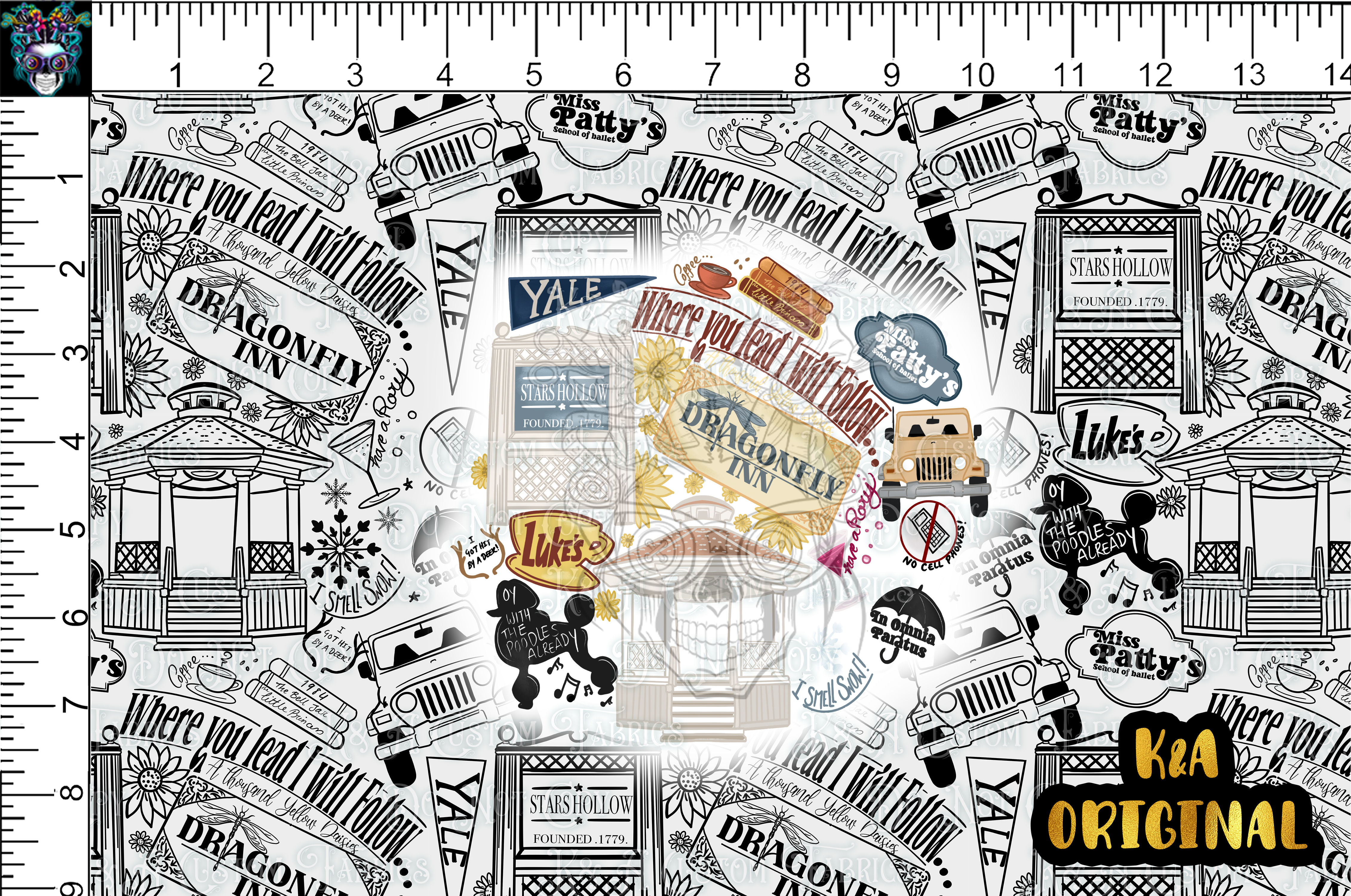 Stars Hollow Doodle-Color Me Tumbler