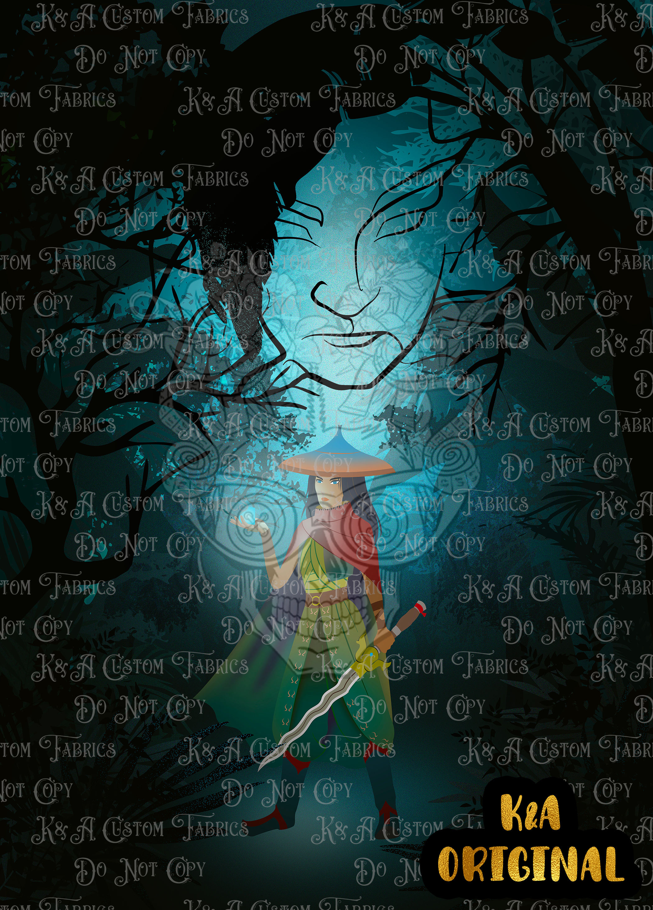 Dragon Princess Silhouette Topper