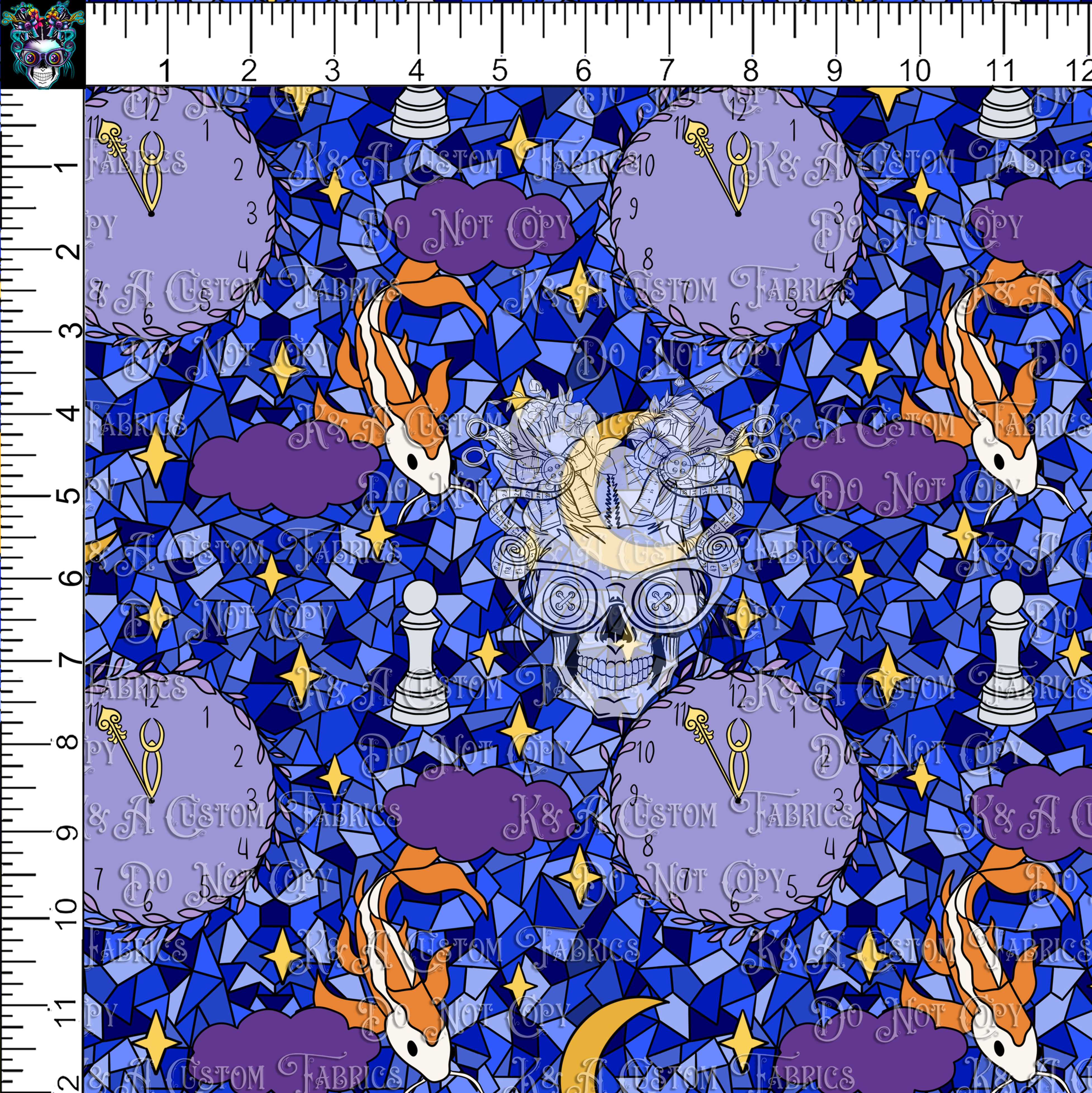 TS Stained Glass-Mid Night