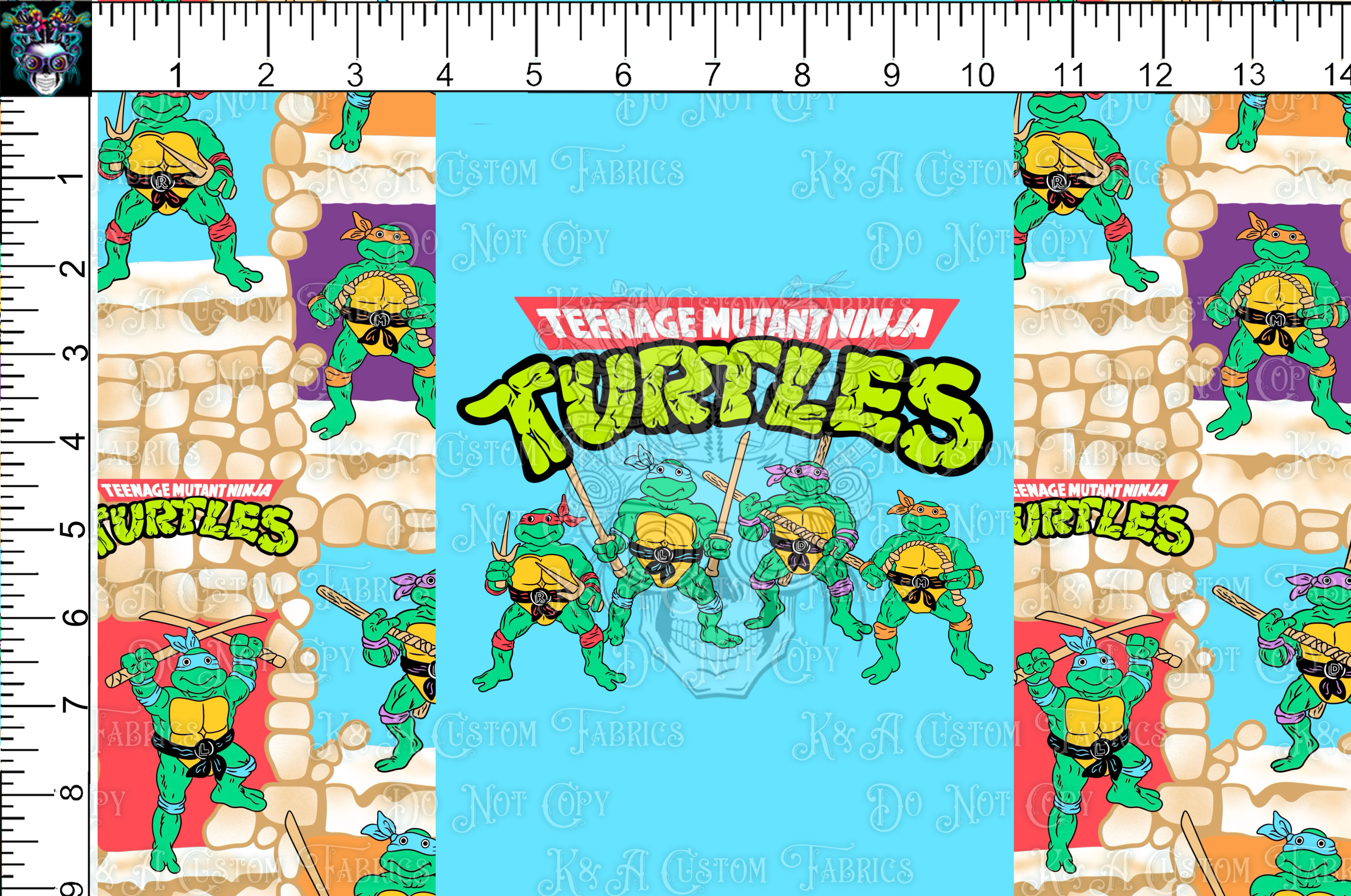 Turtles Blue Tumbler