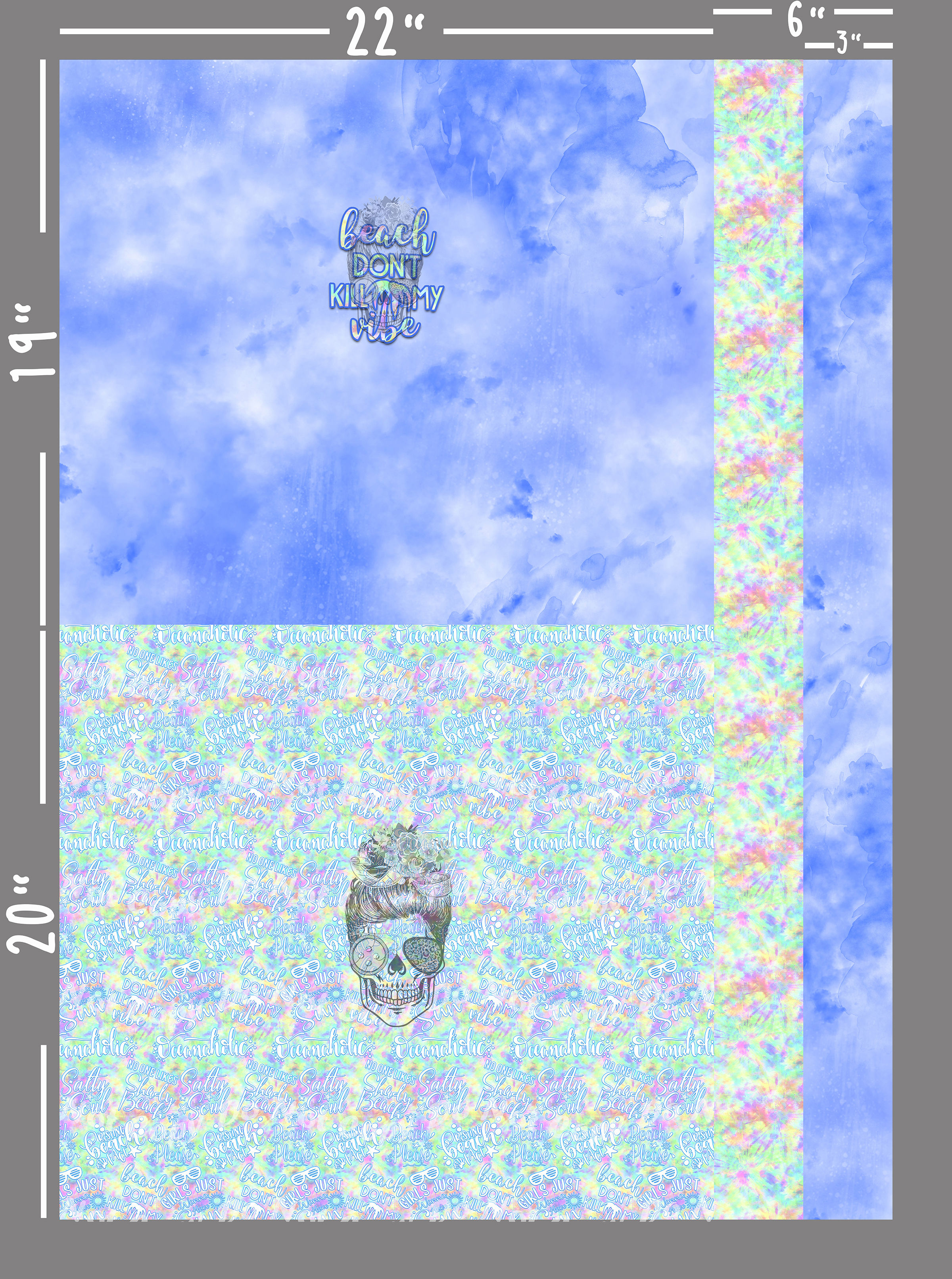 Beach Don't Kill My Vibe Panty Panel