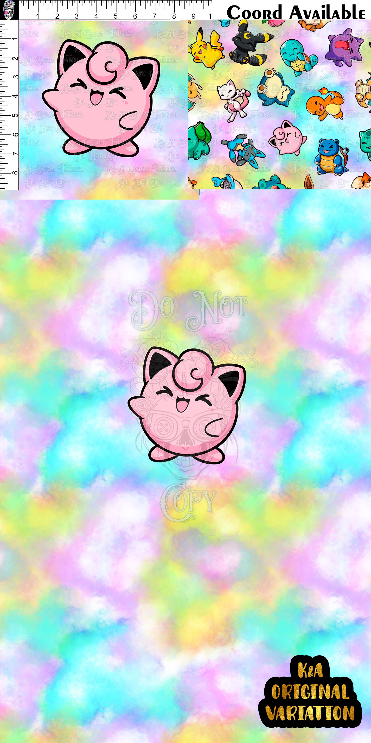 Poke Cuties Pastel Clothing Panel