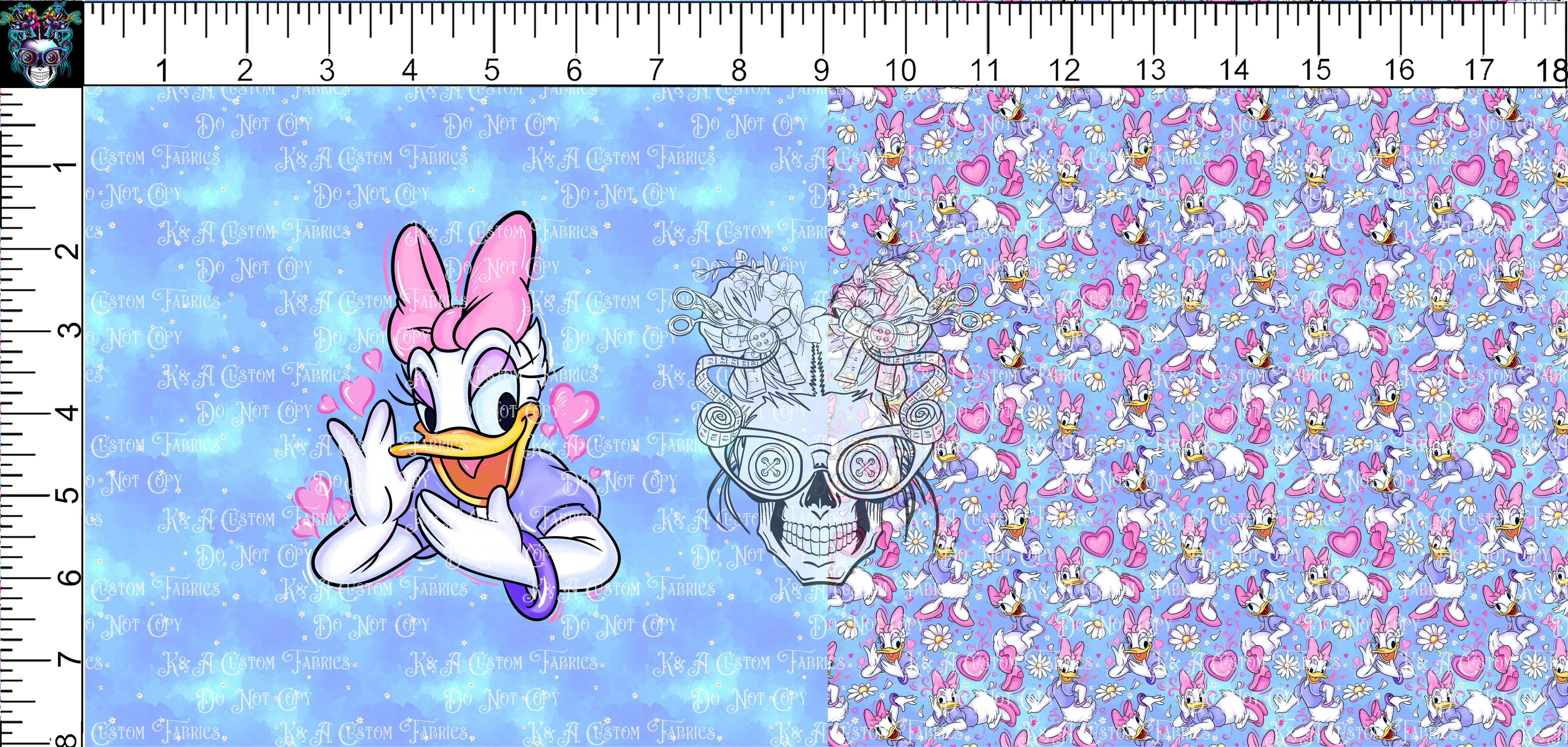 Floral Duck Pal-Purple DP