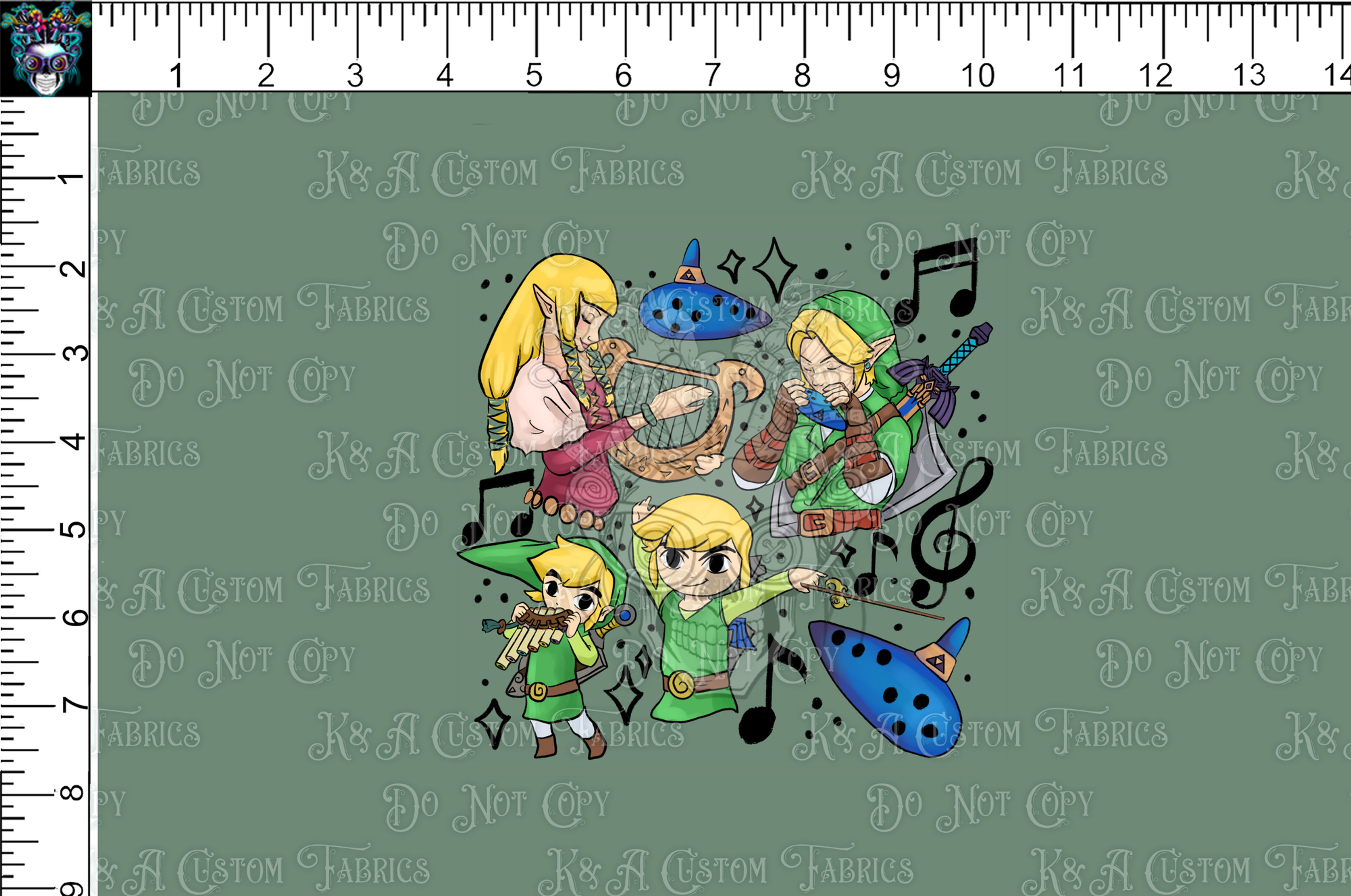 Hex Elf Warrior-Elf Music Green Tumbler
