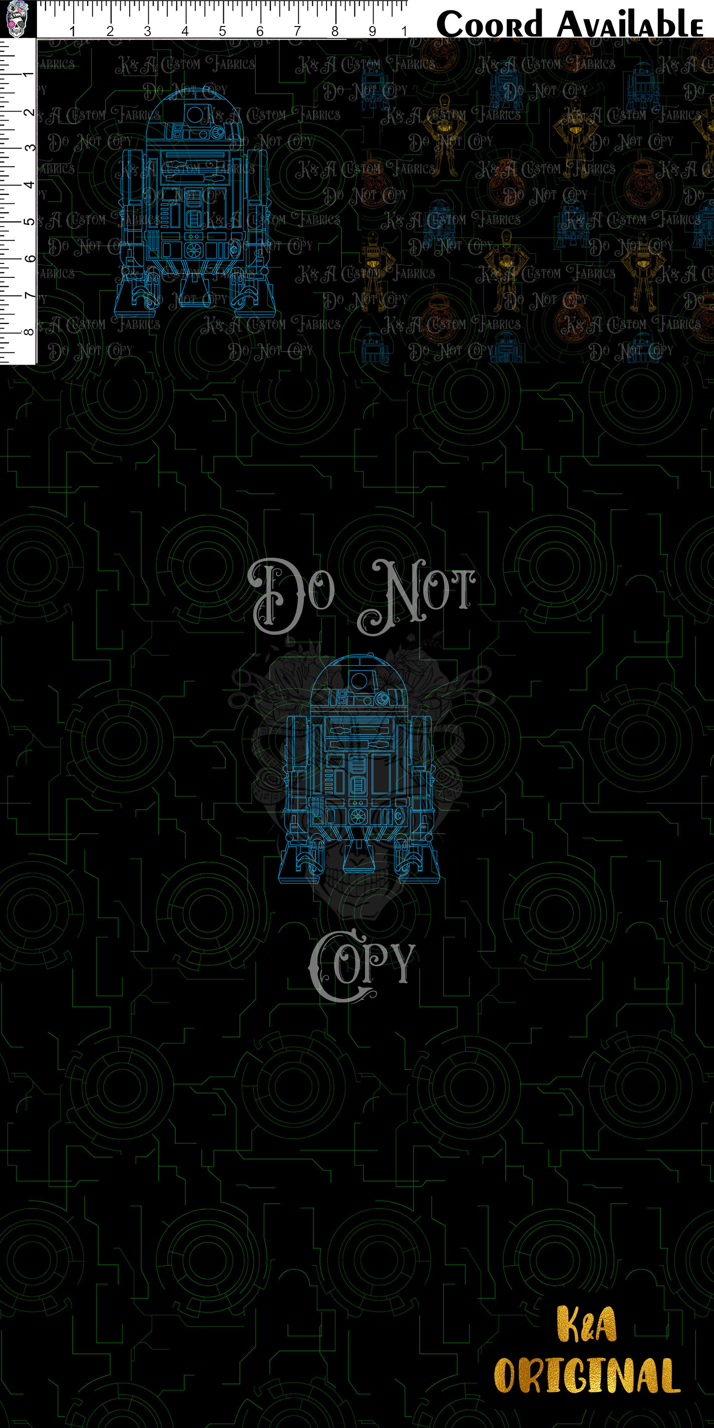 Wars In Space Robot Outline Color Clothing Panel