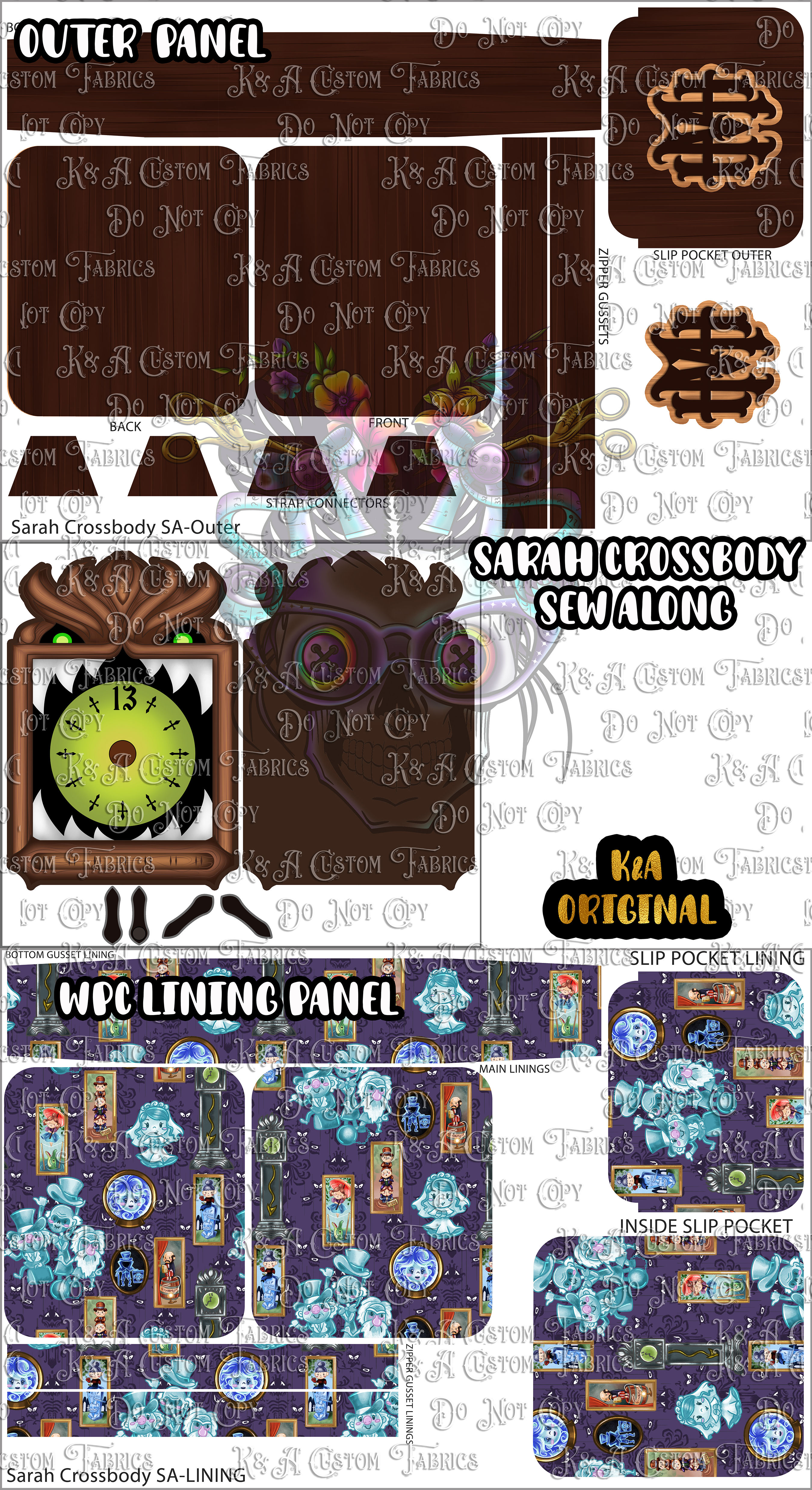 Haunted Time Teller Sew Along (Sarah Crossbody) Plus