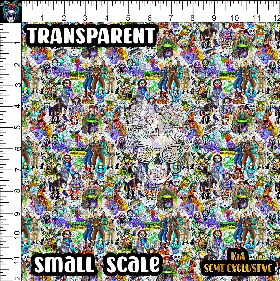 Thumbnail: Halloween Movie Mashup Purple Transparent Clear/Holograph