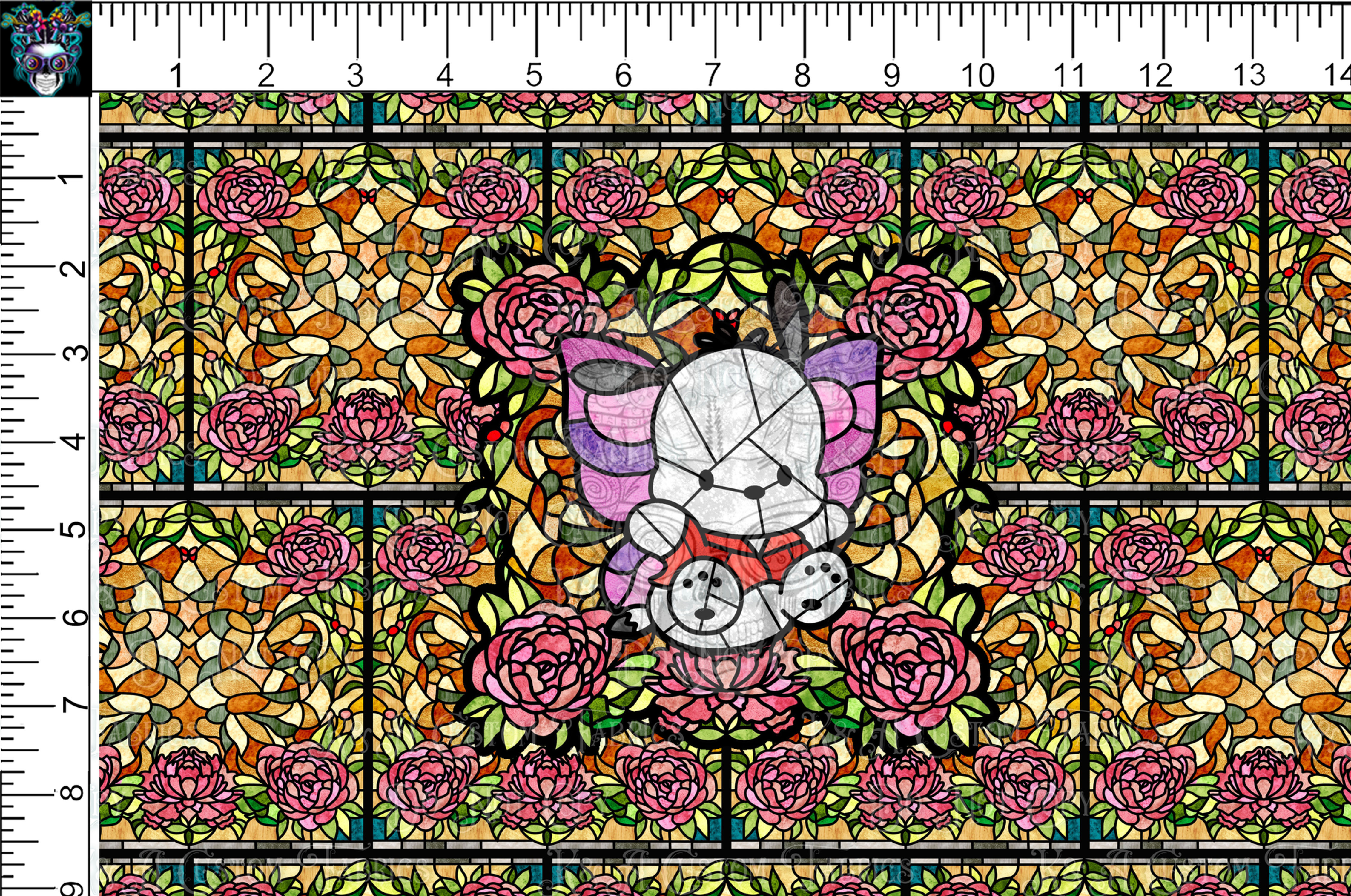 Stained Glass Kitty Friends-Boy Pup Tumbler