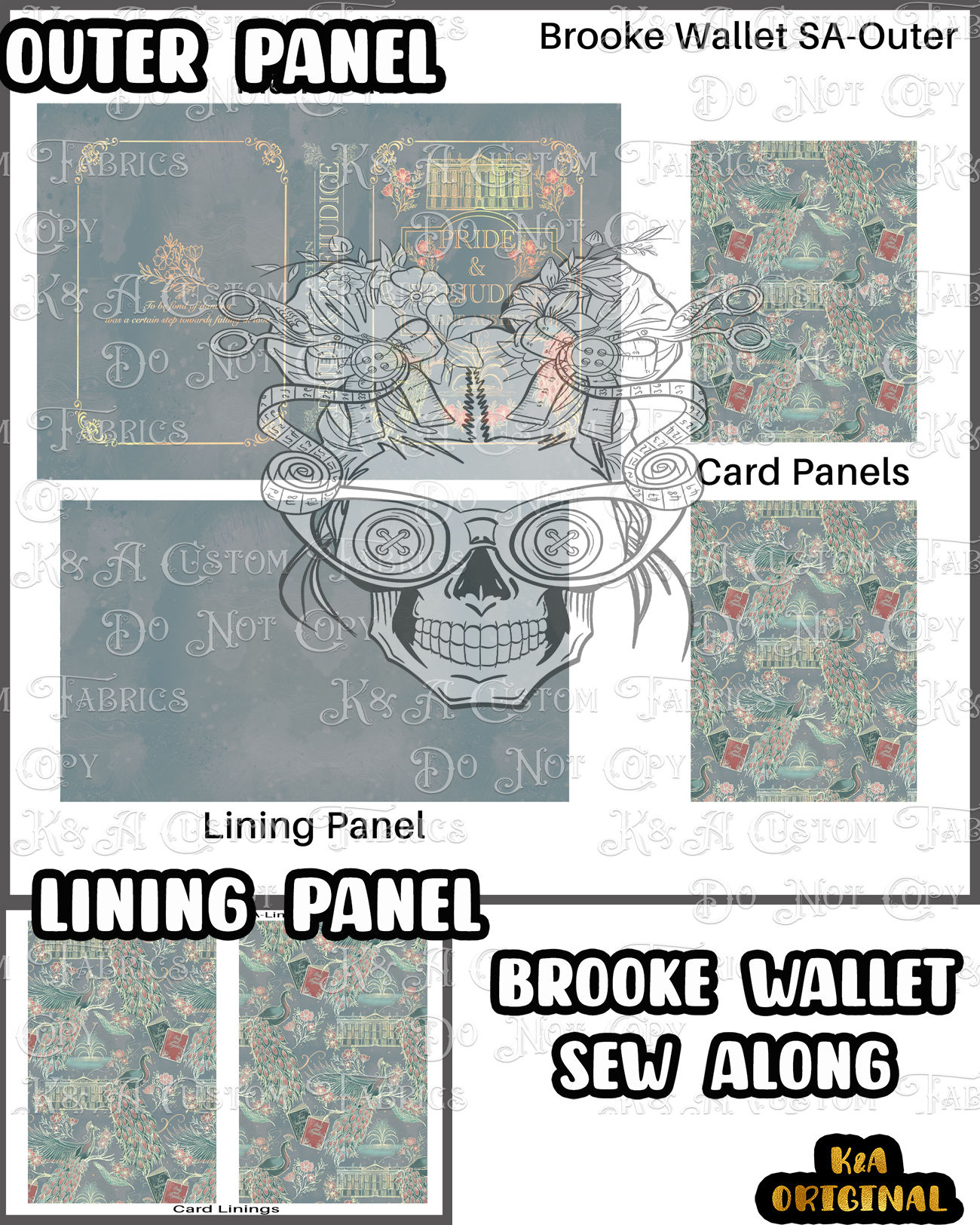 P&P Book Brooke Sew Along (Brooke Wallet)