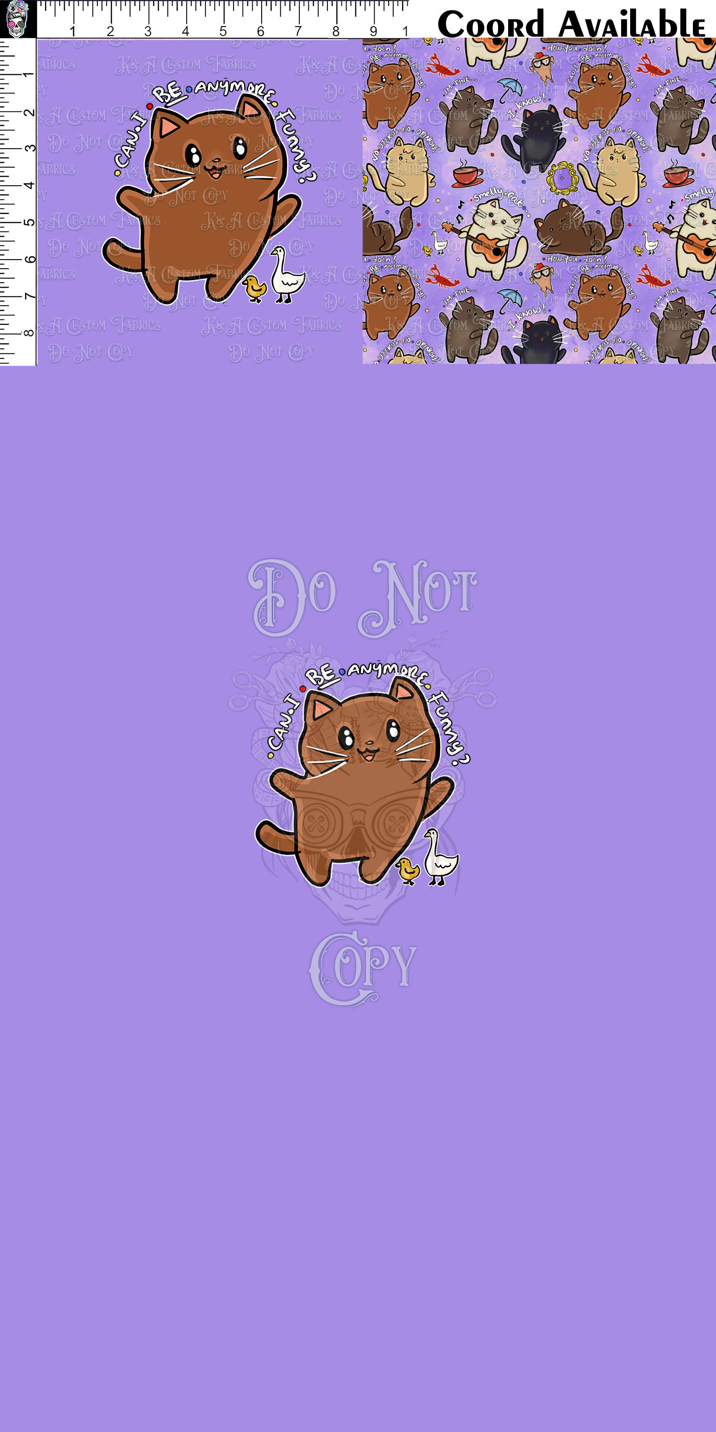 Couch Friend Kitties Lilac Clothing Panel