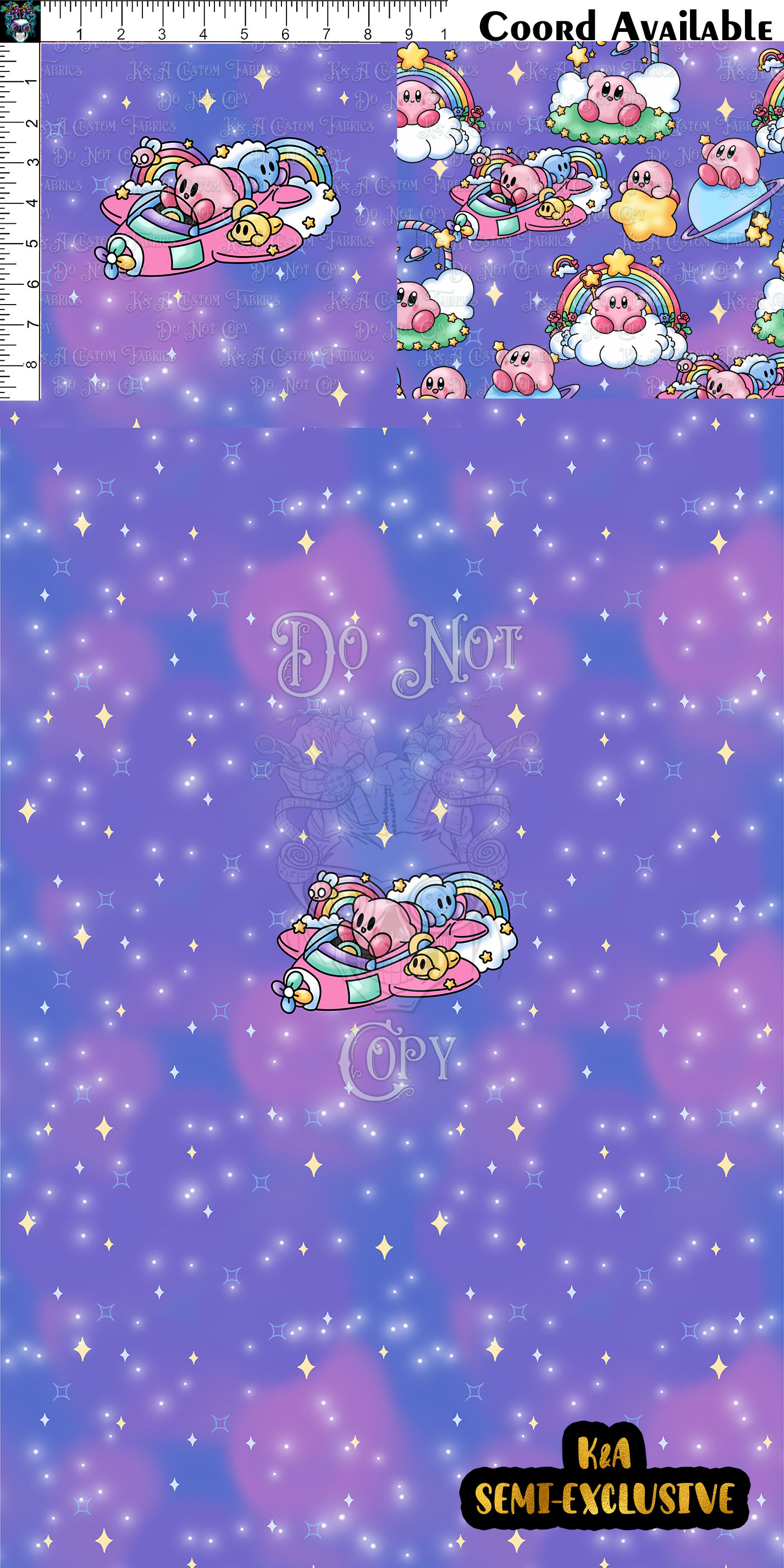 Pink Puff Purple Clothing Panel