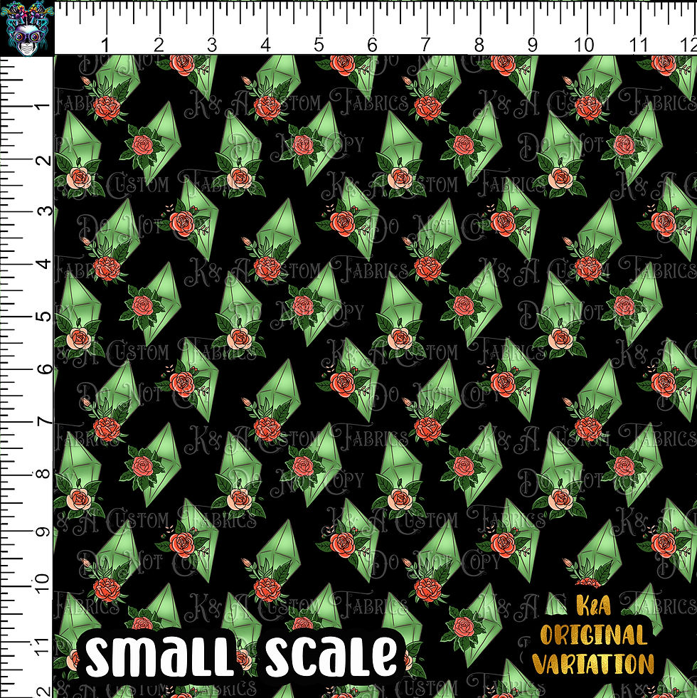 Thumbnail: Floral Plumbob Black