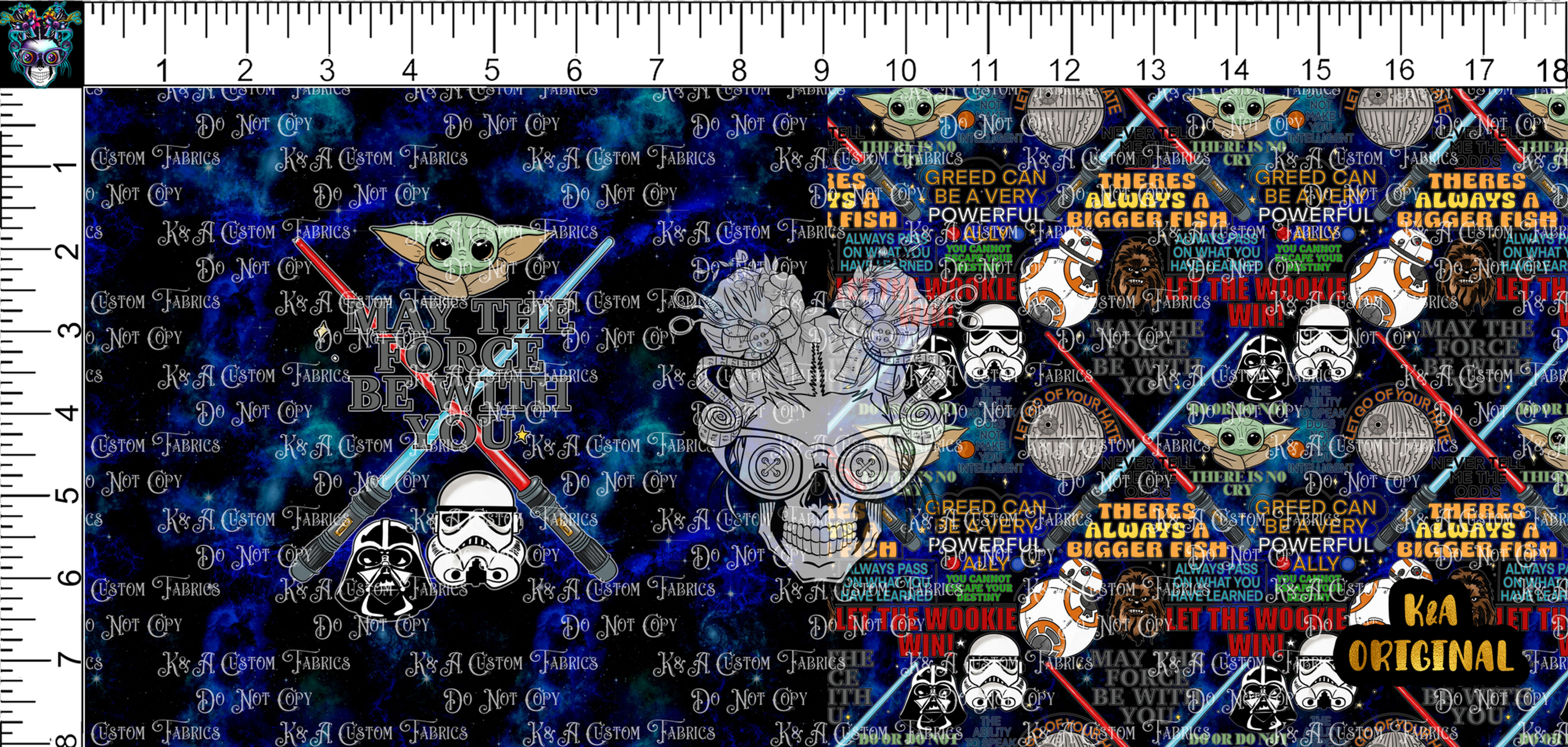 Inspired Space Wars Blue DP