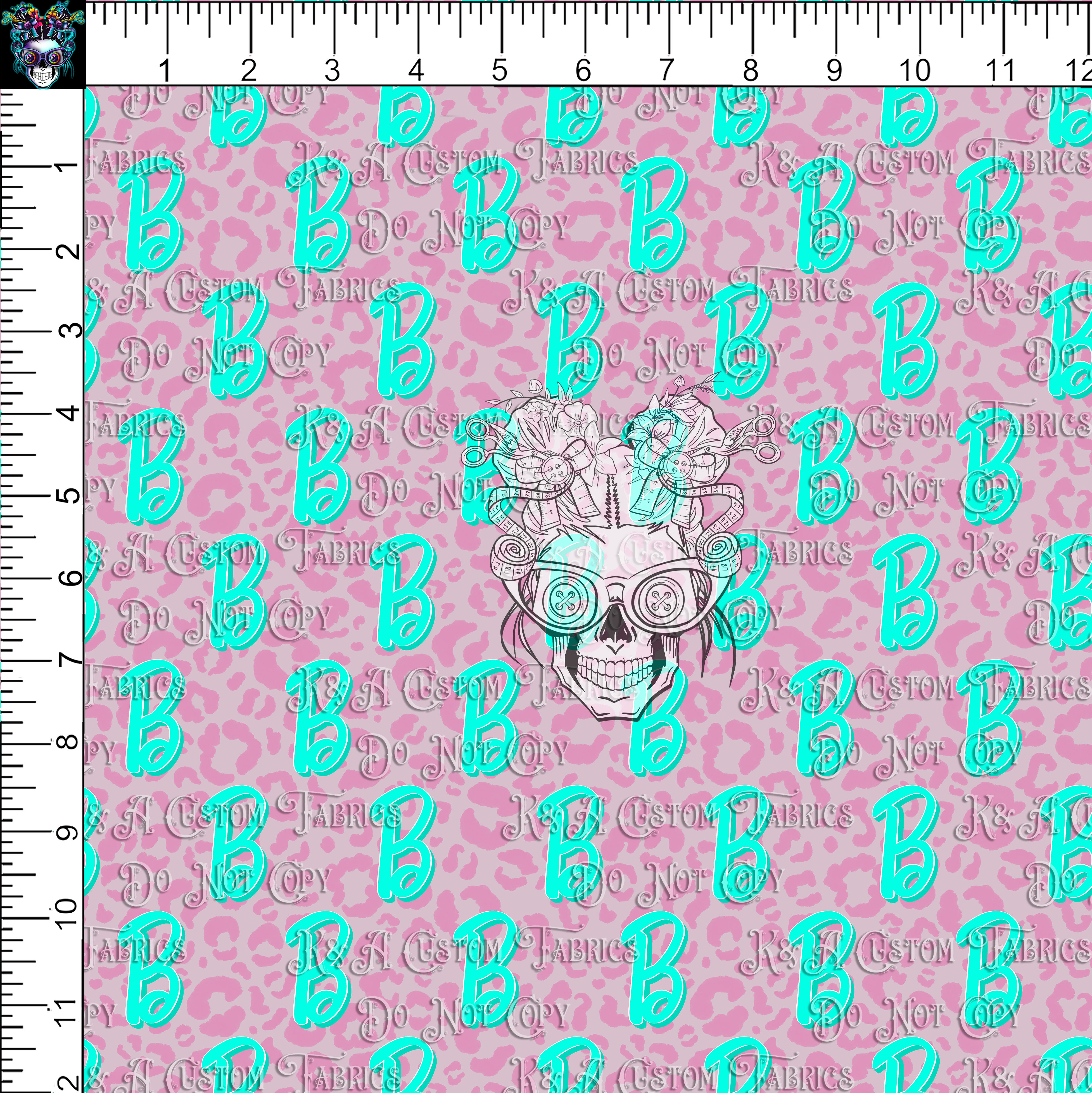 Pink Doll Teal Cheetah