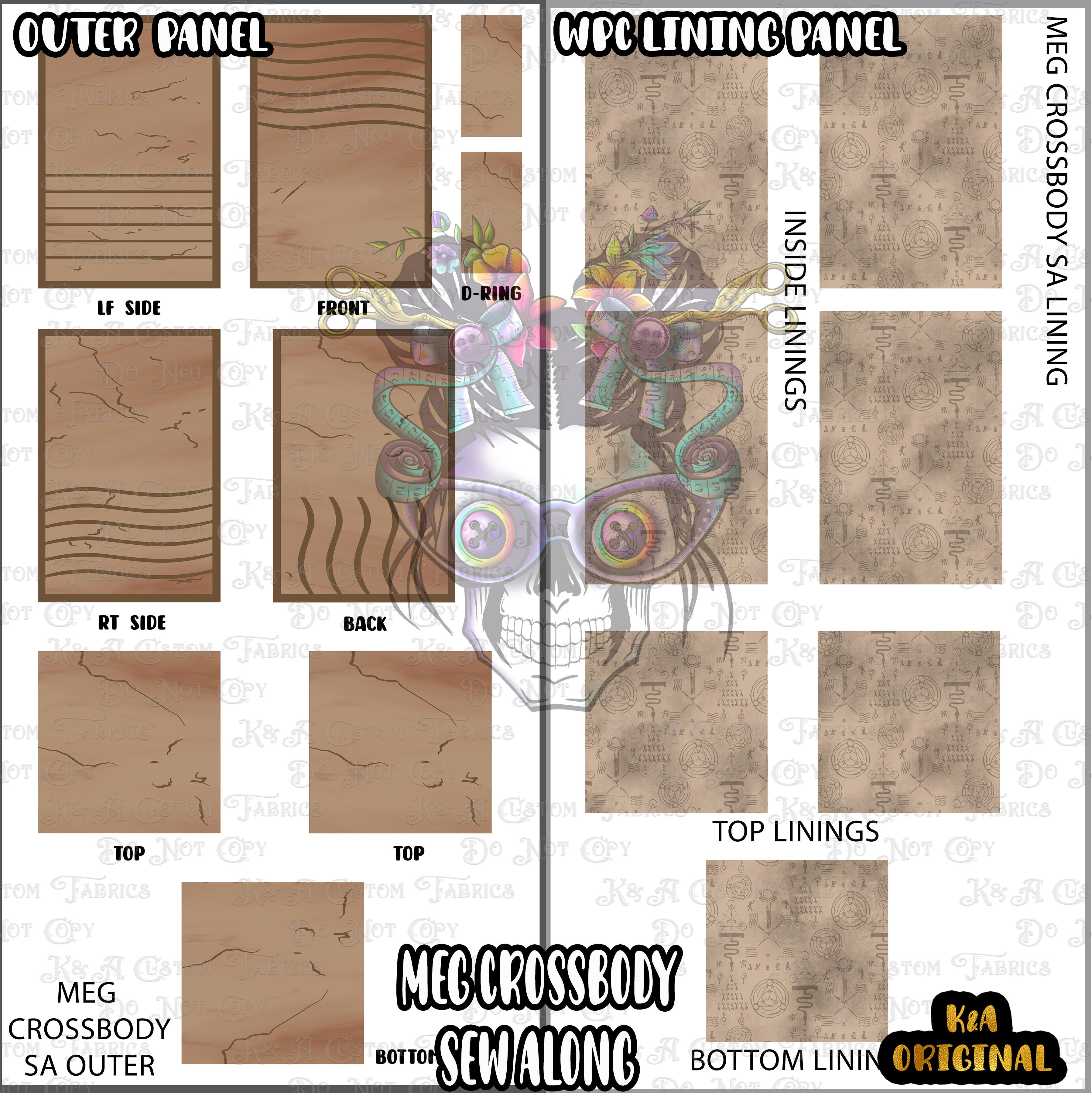 4 Elemental Stones Sew Along (Meg Crossbody)