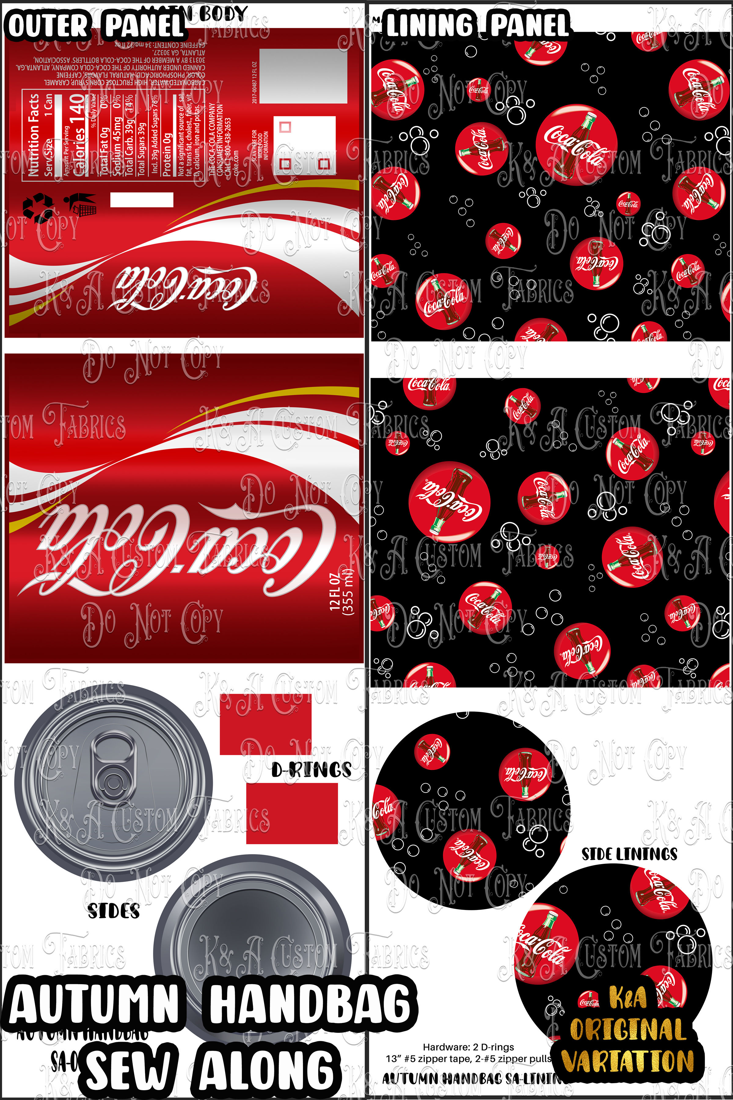 Red Can Soda Sew Along (Autumn Handbag)