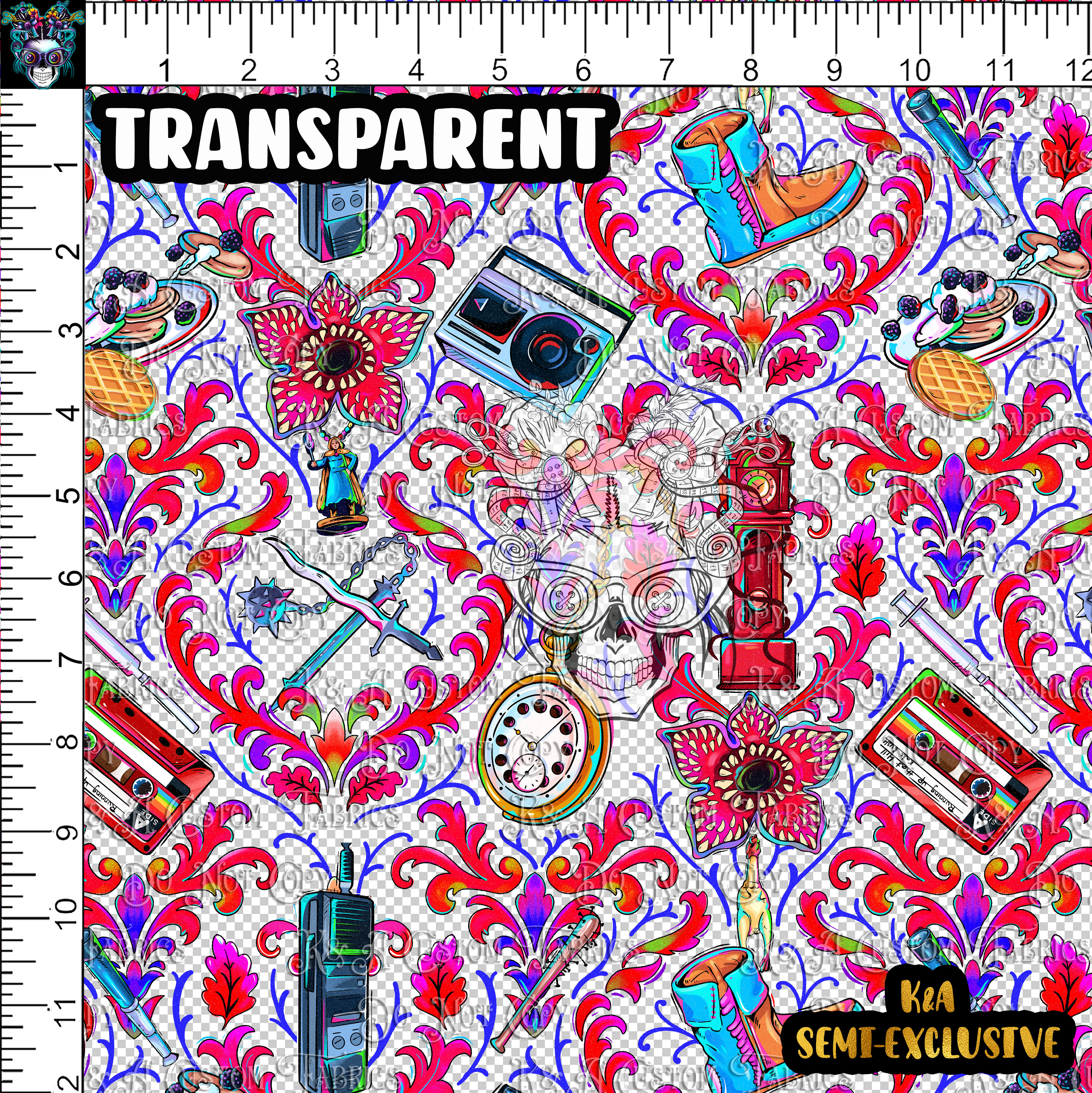 M.Motif Things Are Strange Damask Clear/Holographic Vinyl