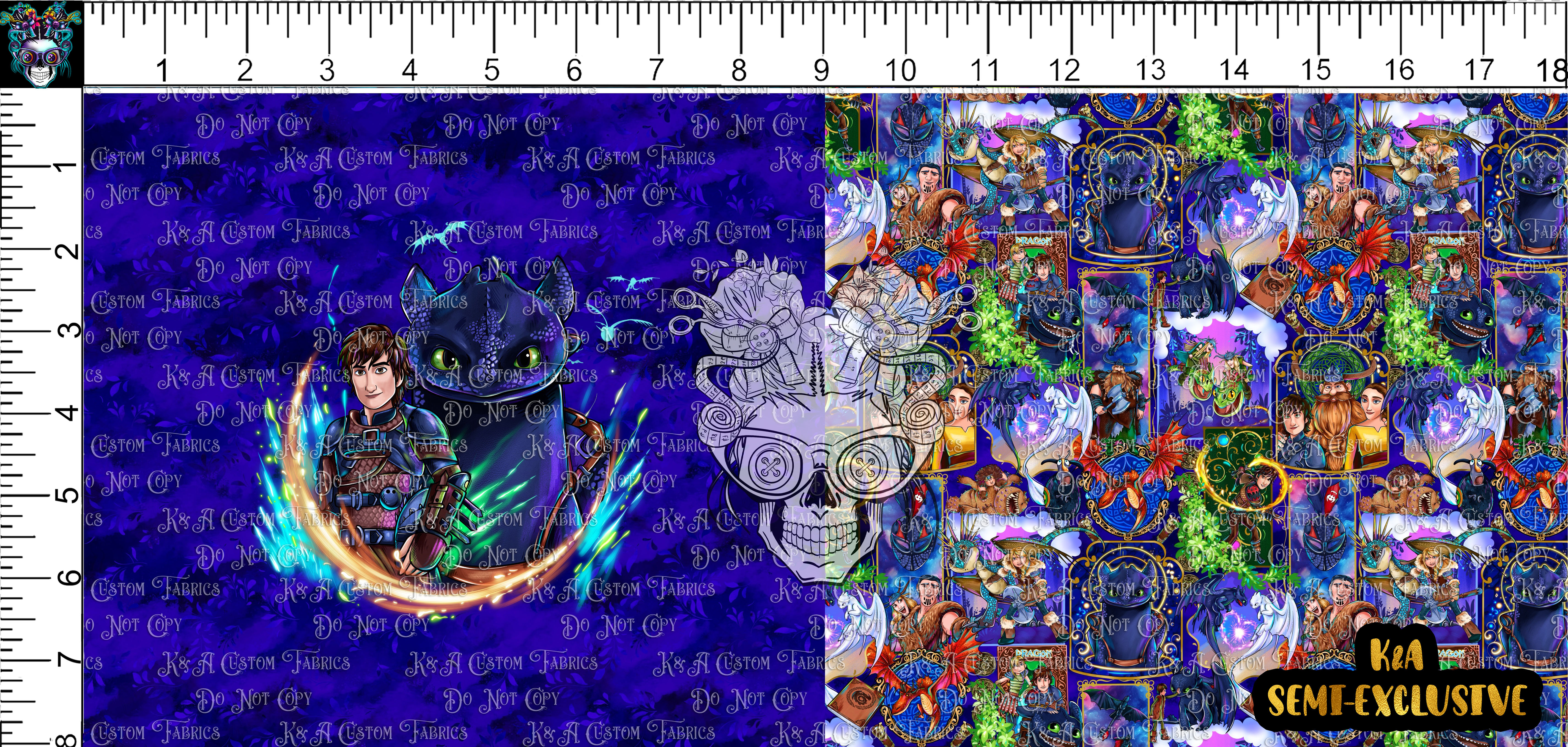 M.Motif Viking Dragons-Royal DP