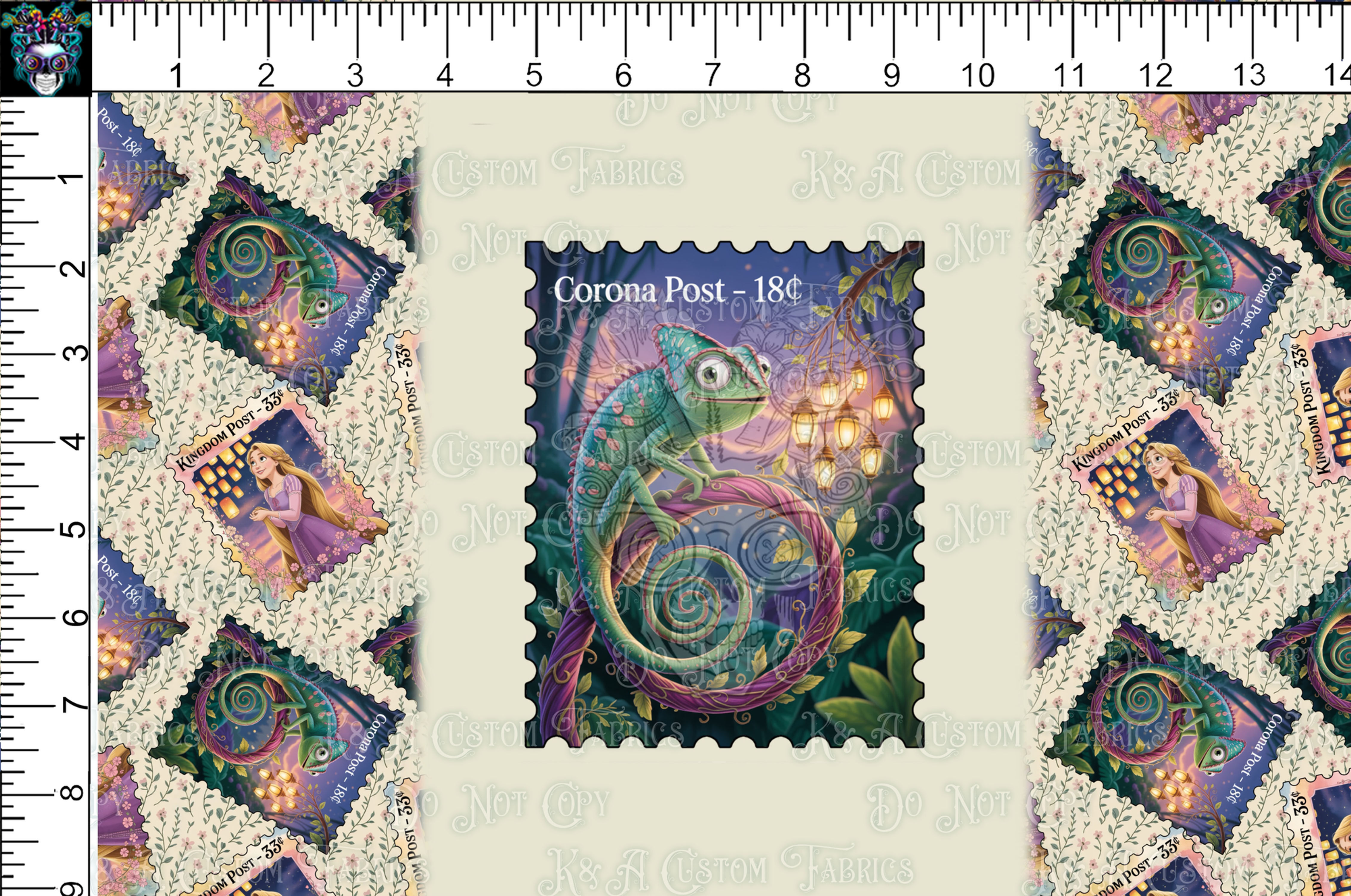 Princess Stamps-Tangle Tumbler