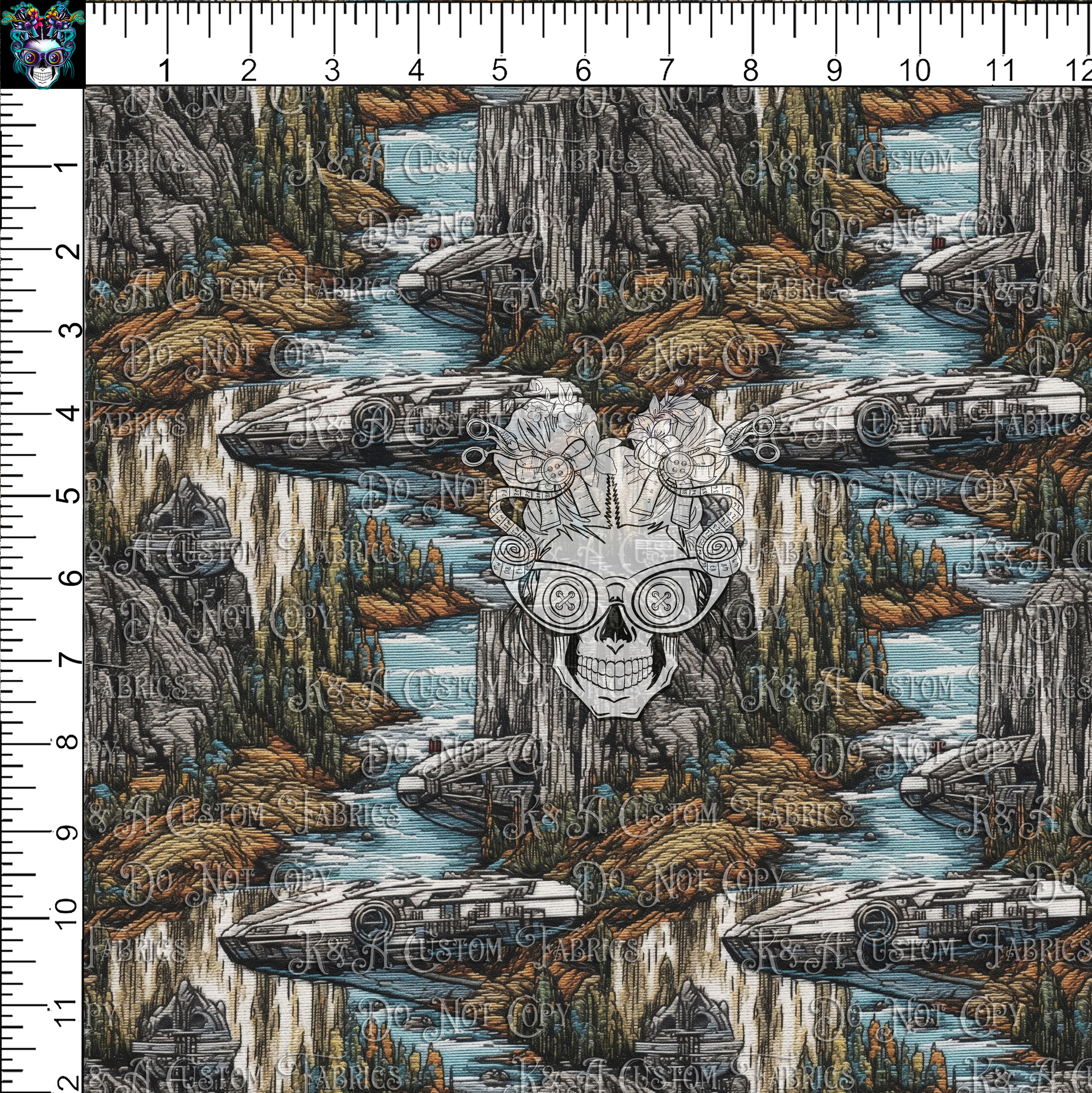 Space Wars Embroidery