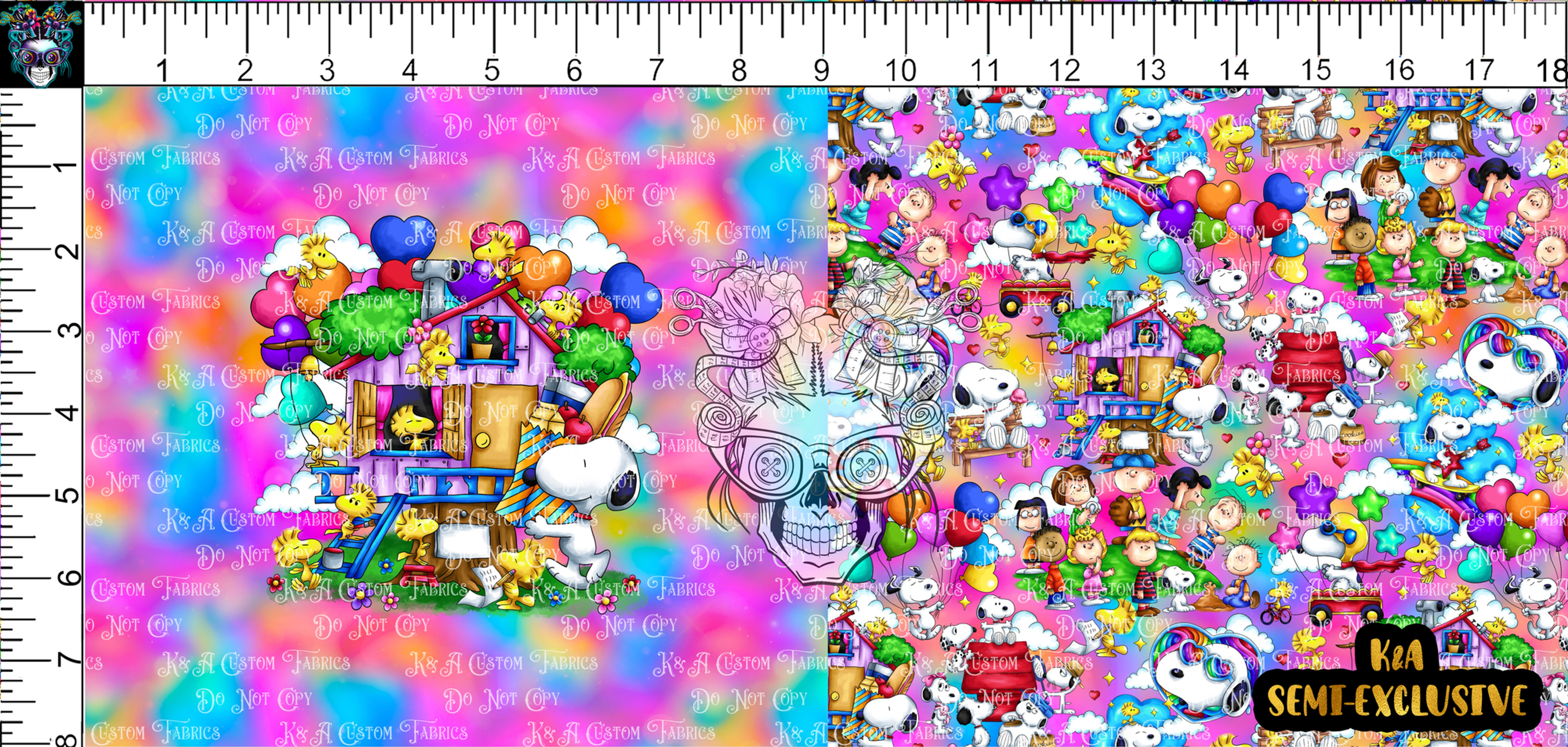 Peanut Pup & Friends Pink DP