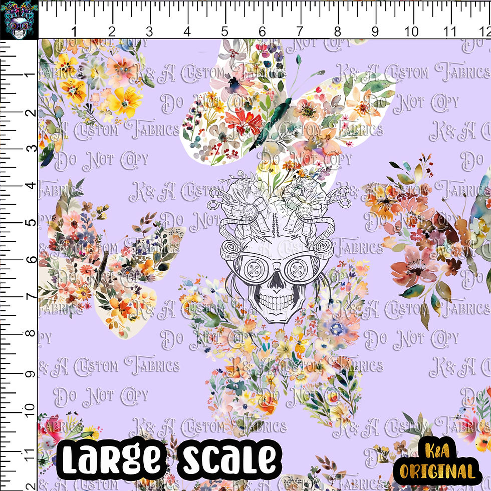 Thumbnail: Floral Butterflies Purple