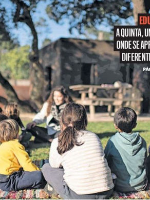 A Quinta, uma escola diferente. "Apesar de a nossa formação ser essa, nós aqui não somos professores”