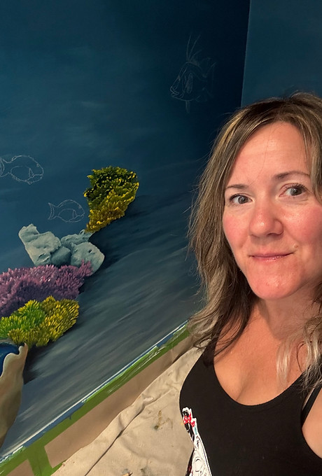 Painting an Underwater scene