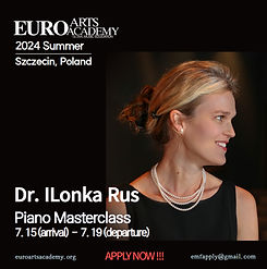 ILonka Rus, DMA - Piano Master Class, Szczecin, Poland