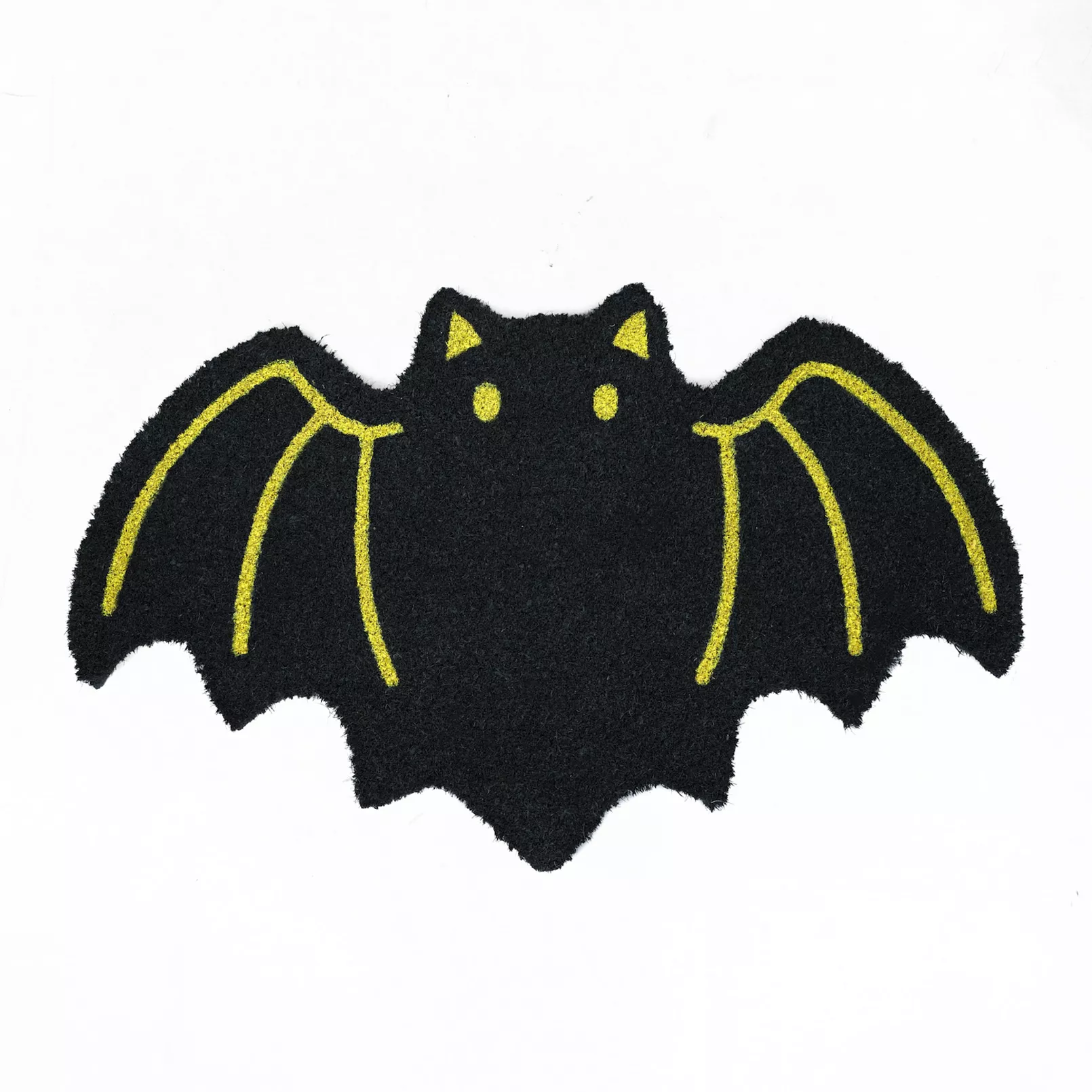 halloween bat door mat