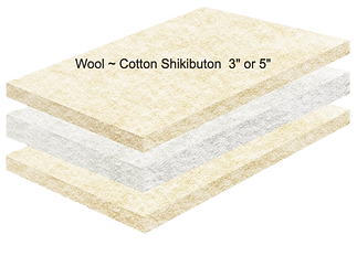 wool _ cotton organic futon