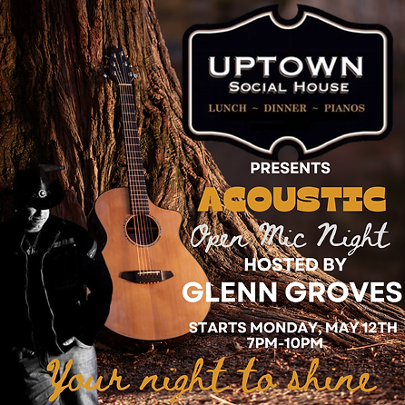 Dark Blue and White Simple Modern Live Music Party Night Instagram Story (Instagram Post).