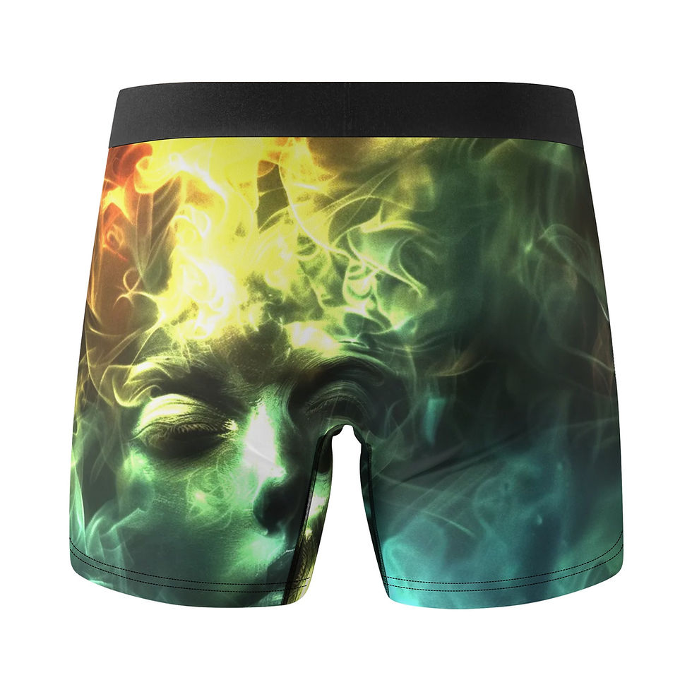 Miniatyrbild: Maraheim Ethereal Smoke Face Men's Classic Stretch Trunks & Underwear