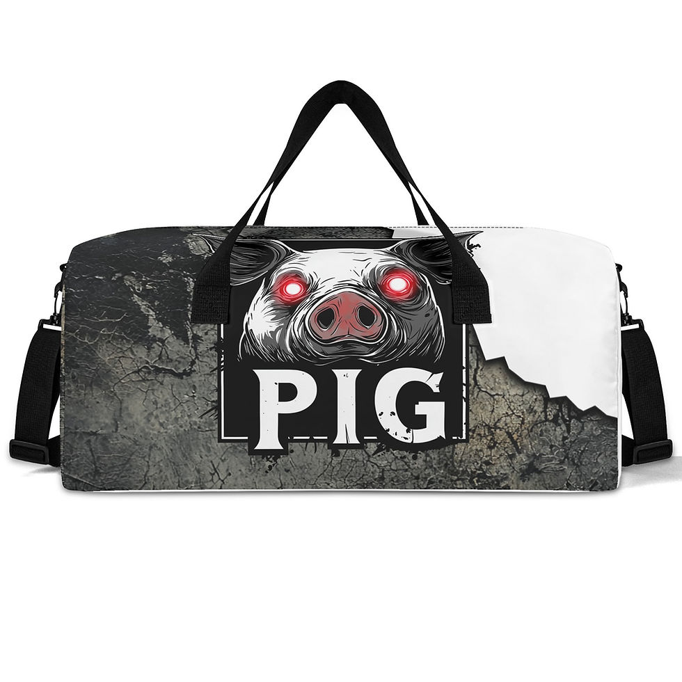 Miniatyrbild: Maraheim PIG Minimalist Travel Duffel Bags Sport Gym Tote Bag