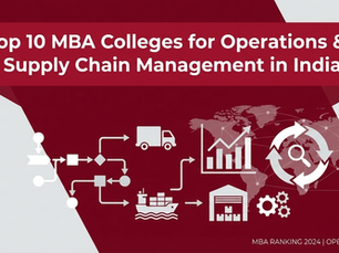 Top 10 MBA Colleges for Operations & Supply Chain Management in India – 2026 Guide