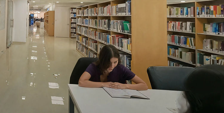 Library and study facilities at IMI Delhi