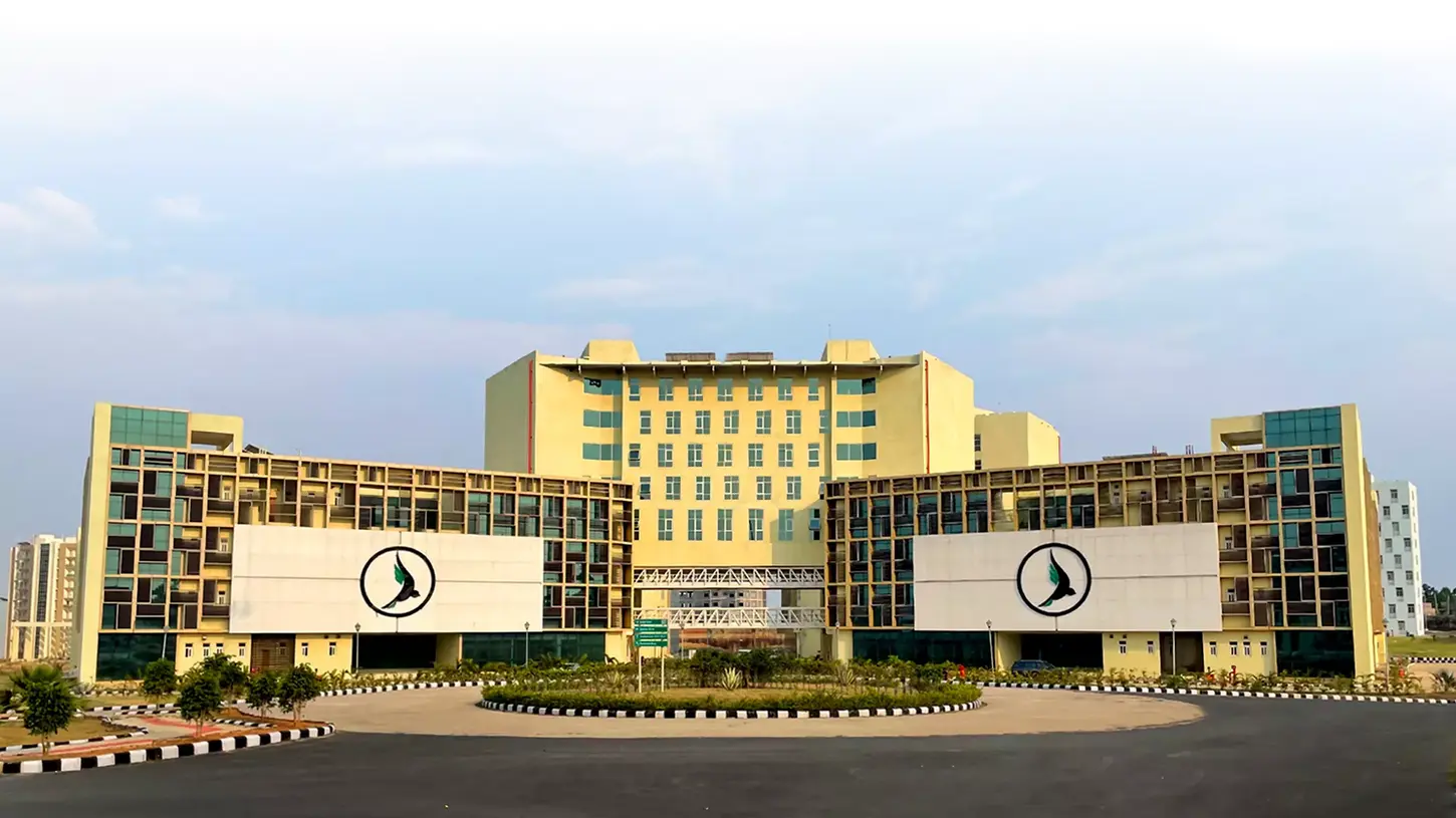 Main campus building at IIM Ranchi