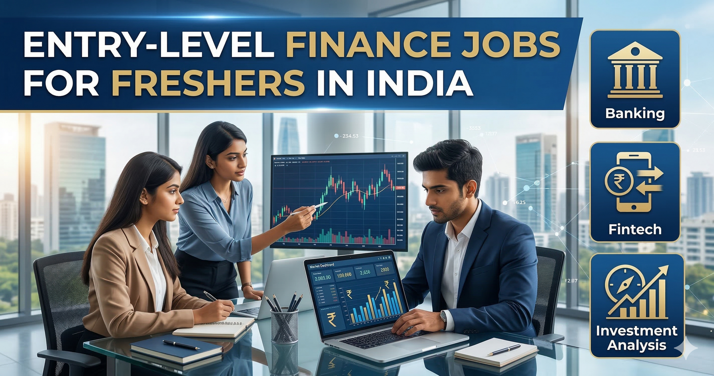 Top Entry-Level Finance Jobs for Freshers in India (2026 Career Guide)