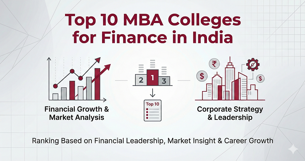 Top 10 MBA Colleges for Finance in India (Investment Banking & Corporate Finance) – 2026 Guide