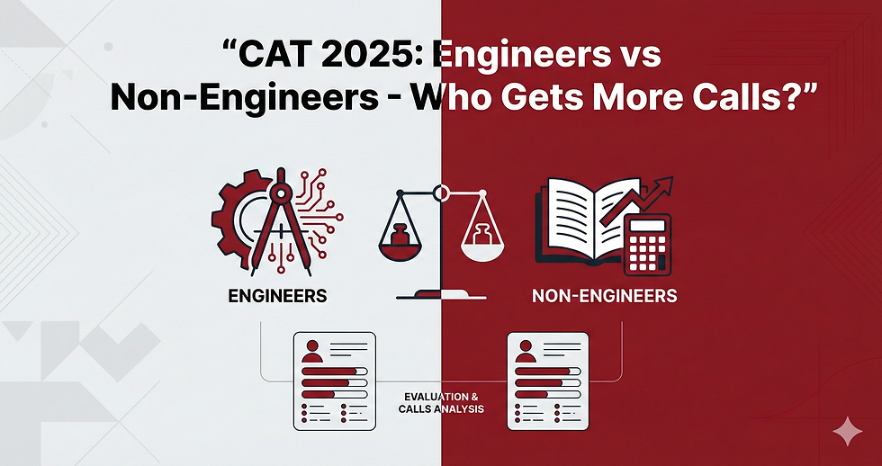 CAT 2025: Engineers vs Non-Engineers – Who Gets More Calls?