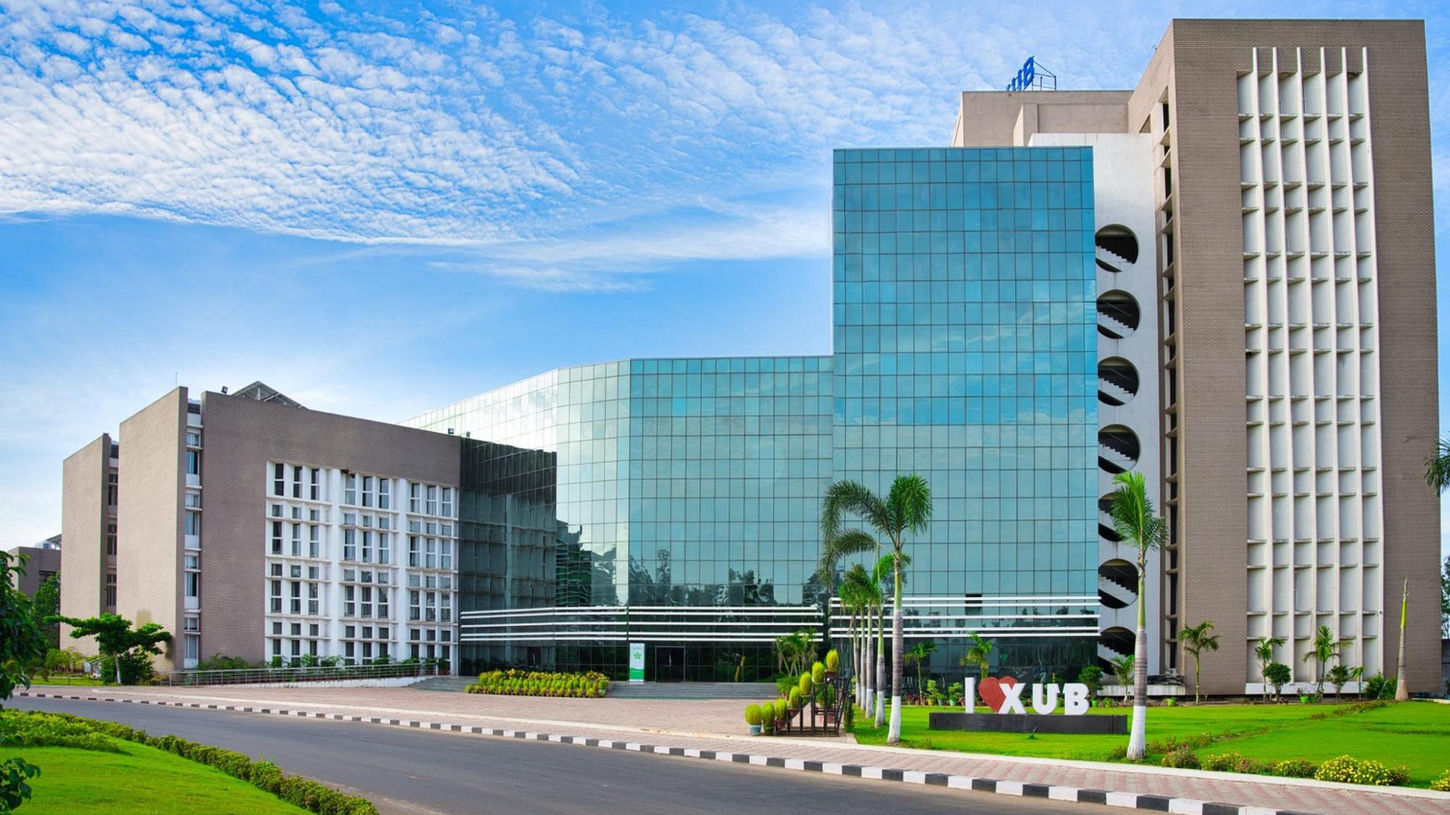 Main entrance of Xavier Institute of Management Bhubaneswar